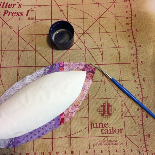 Real-life "seasoned" pressing surface :)
