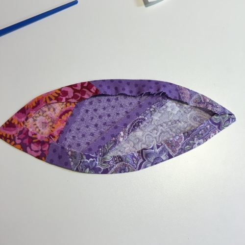 "Finishing" press after the template is removed from back side