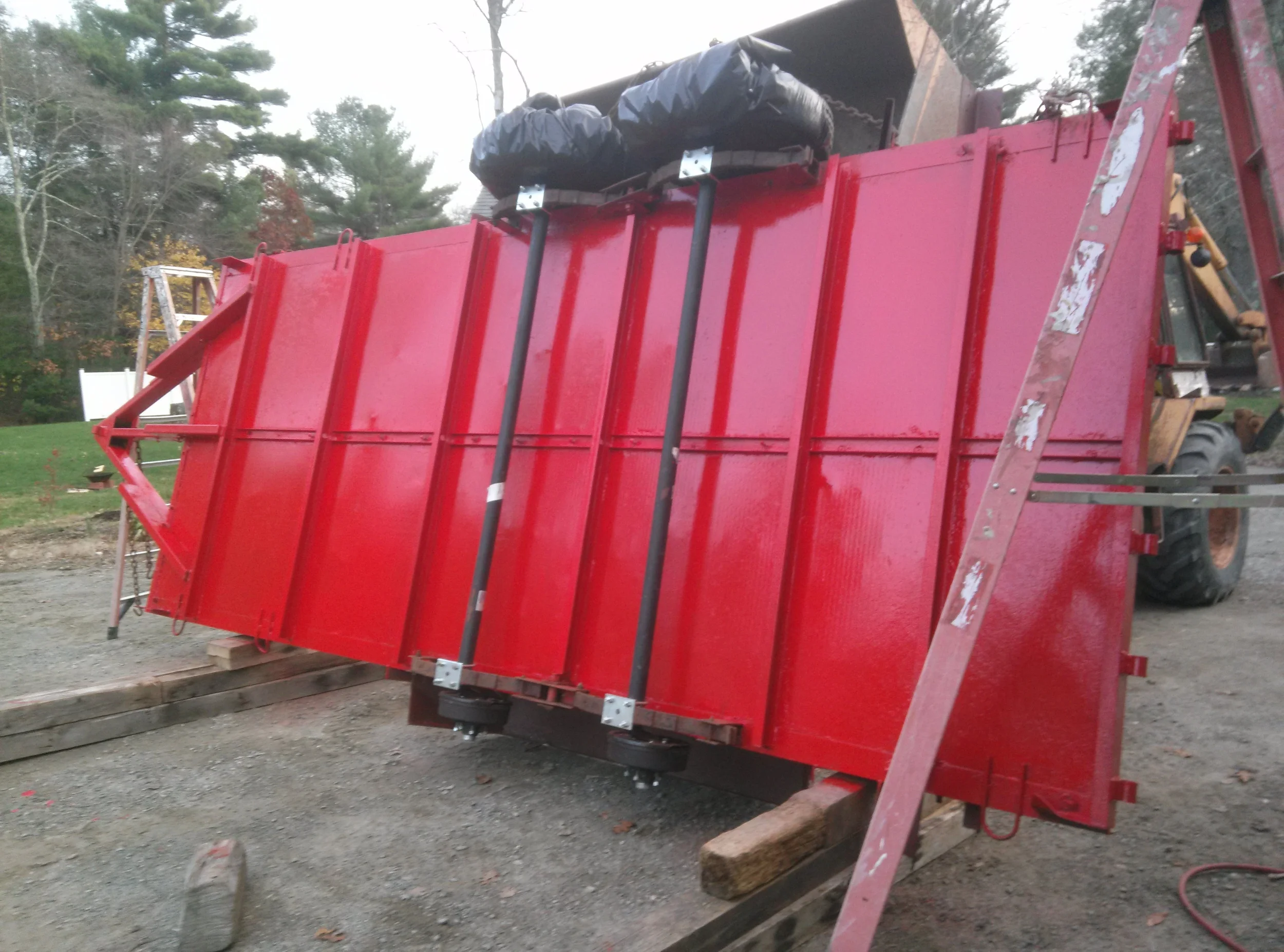 Adding a fresh coat of red paint