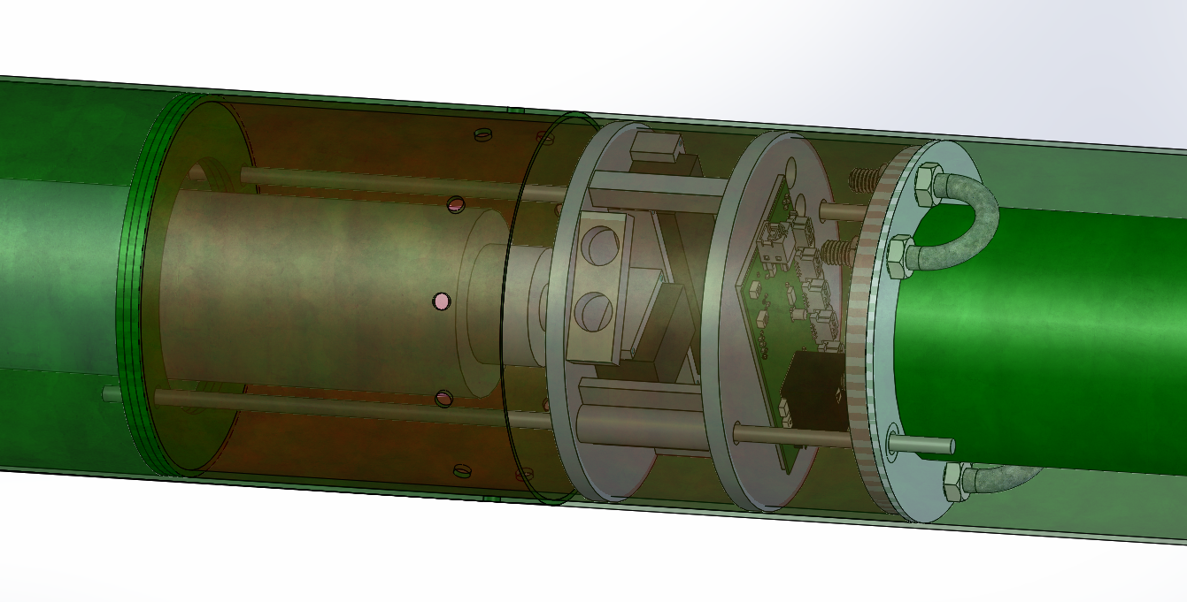  Rendering of the avionics bay on ASTRo 