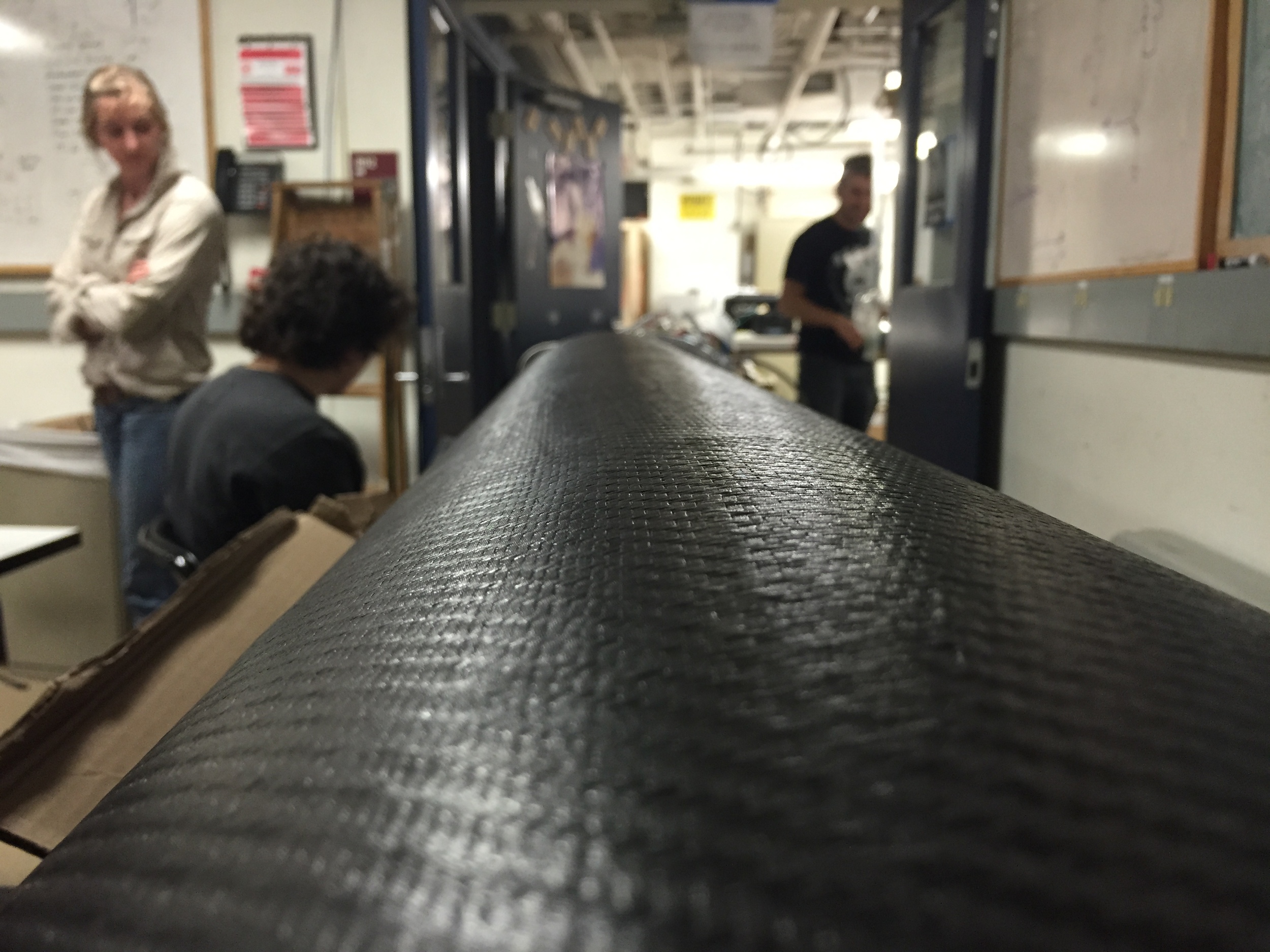 Carbon fiber combustion chamber of Mk V hybrid motor