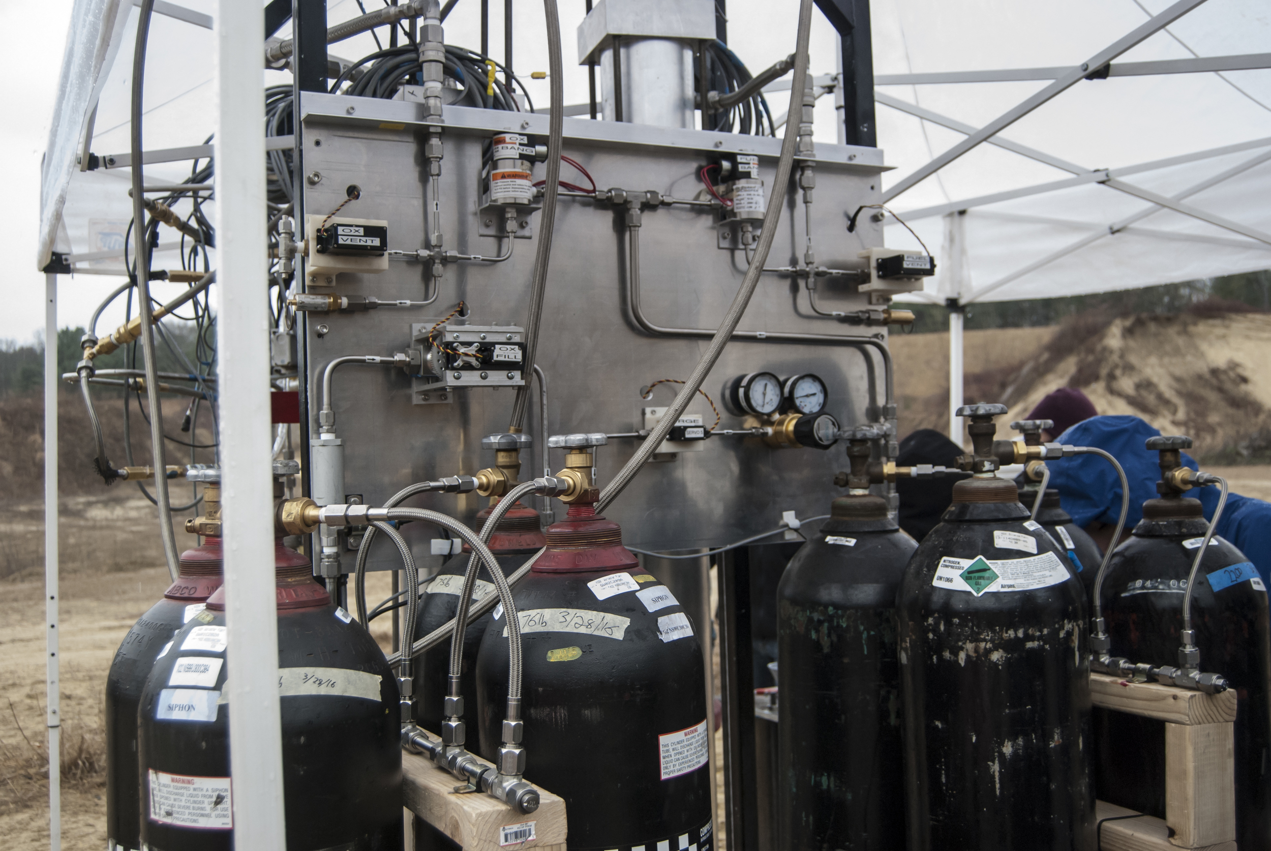 Upgraded pressurization system and oxidizer fill panel