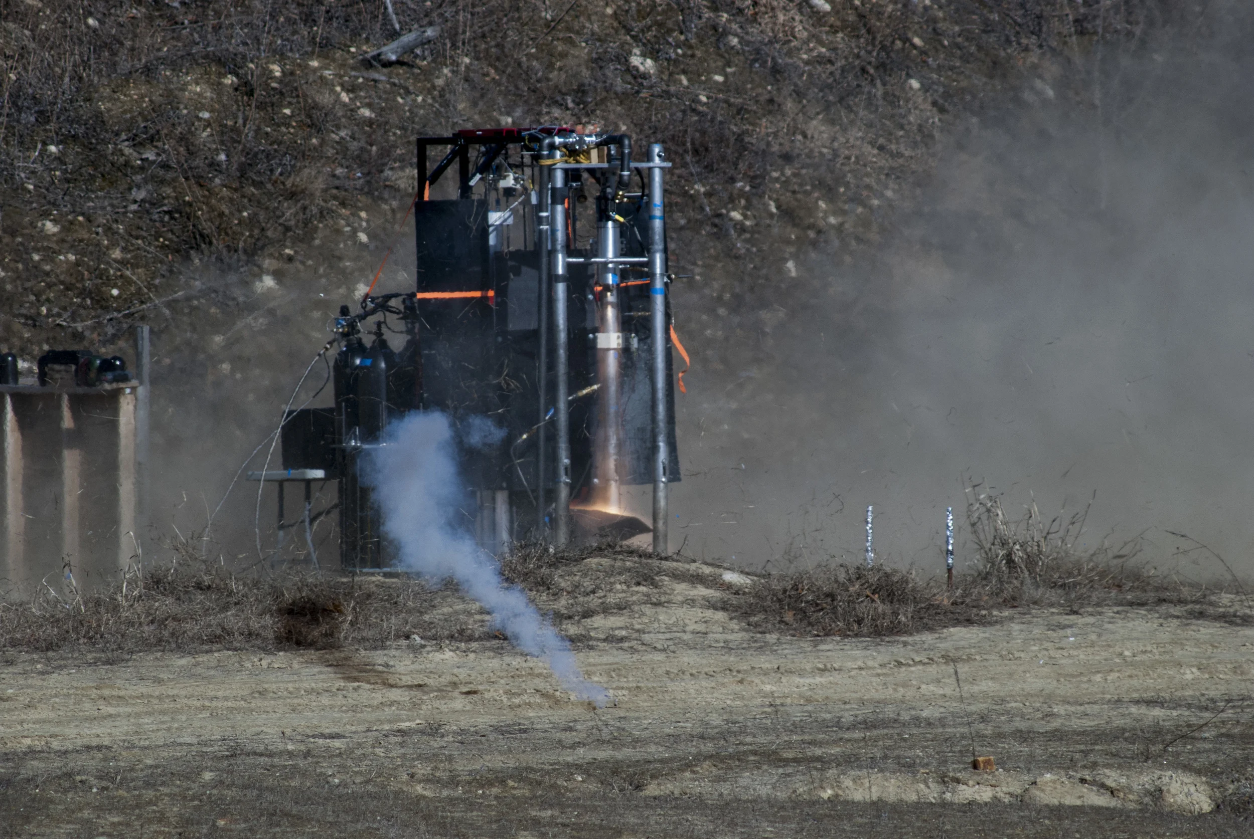 Hot fire test