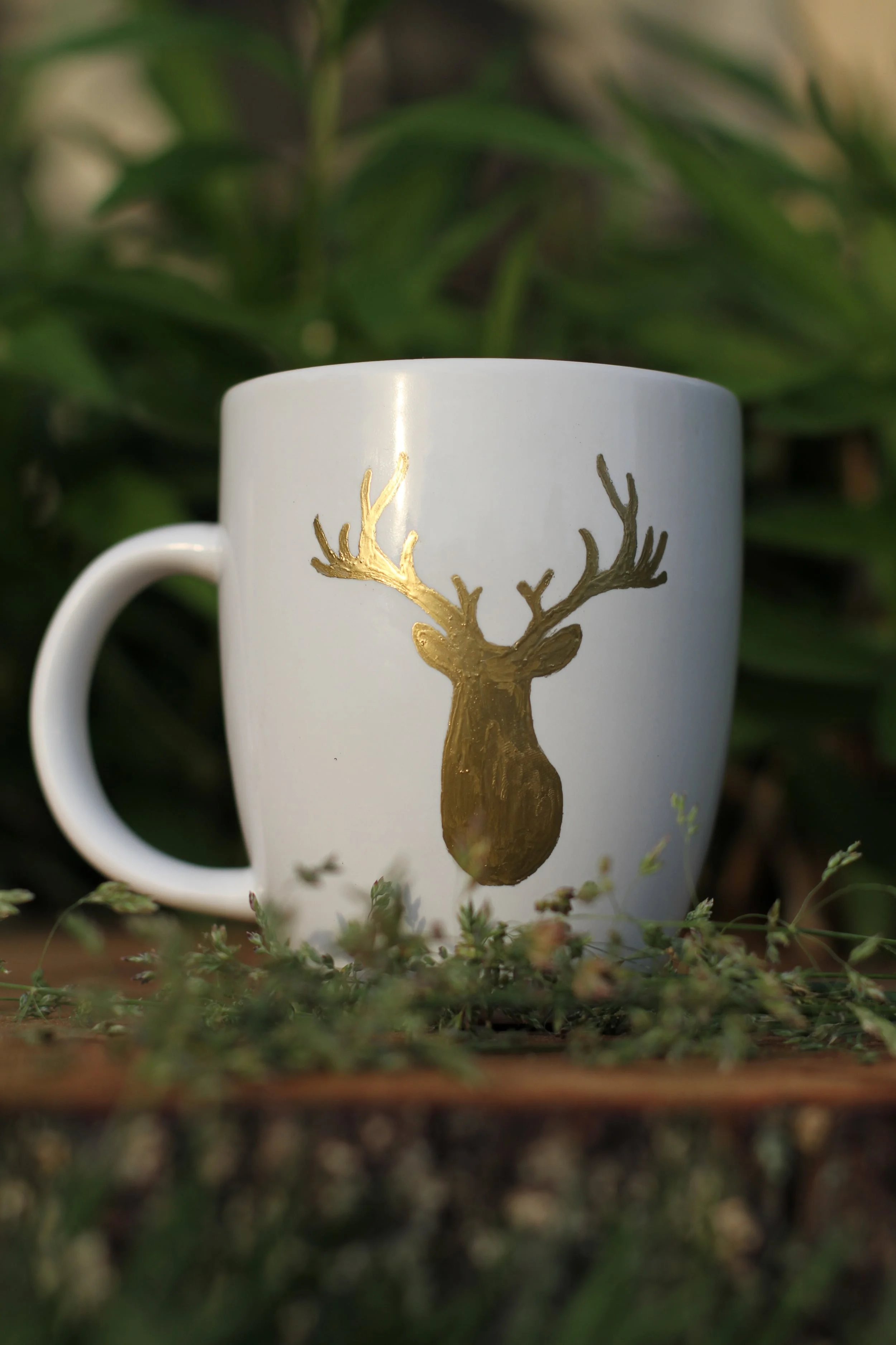 Golden Stag Mug Product Photography