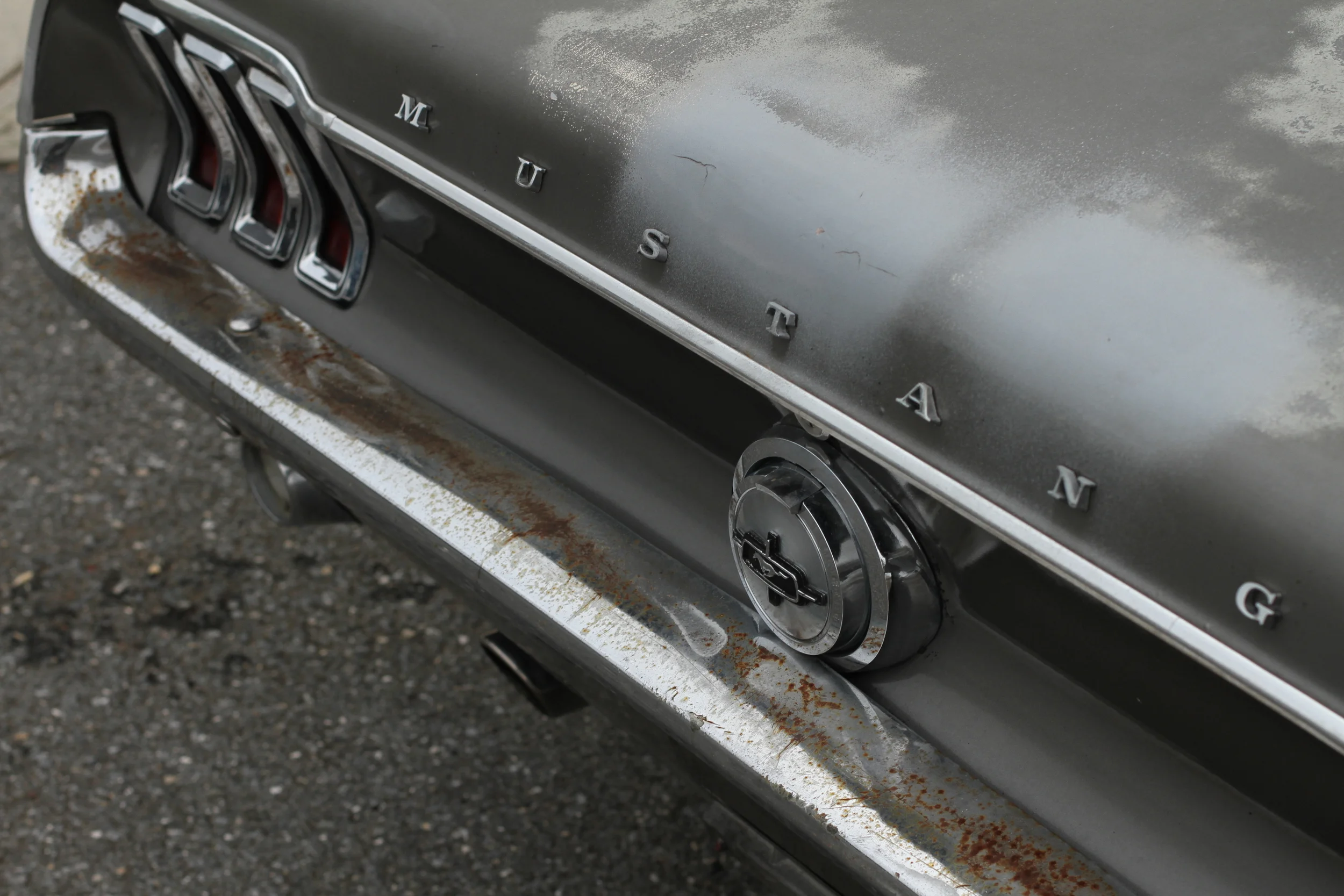 Rat Rod Ford Mustang tail end details