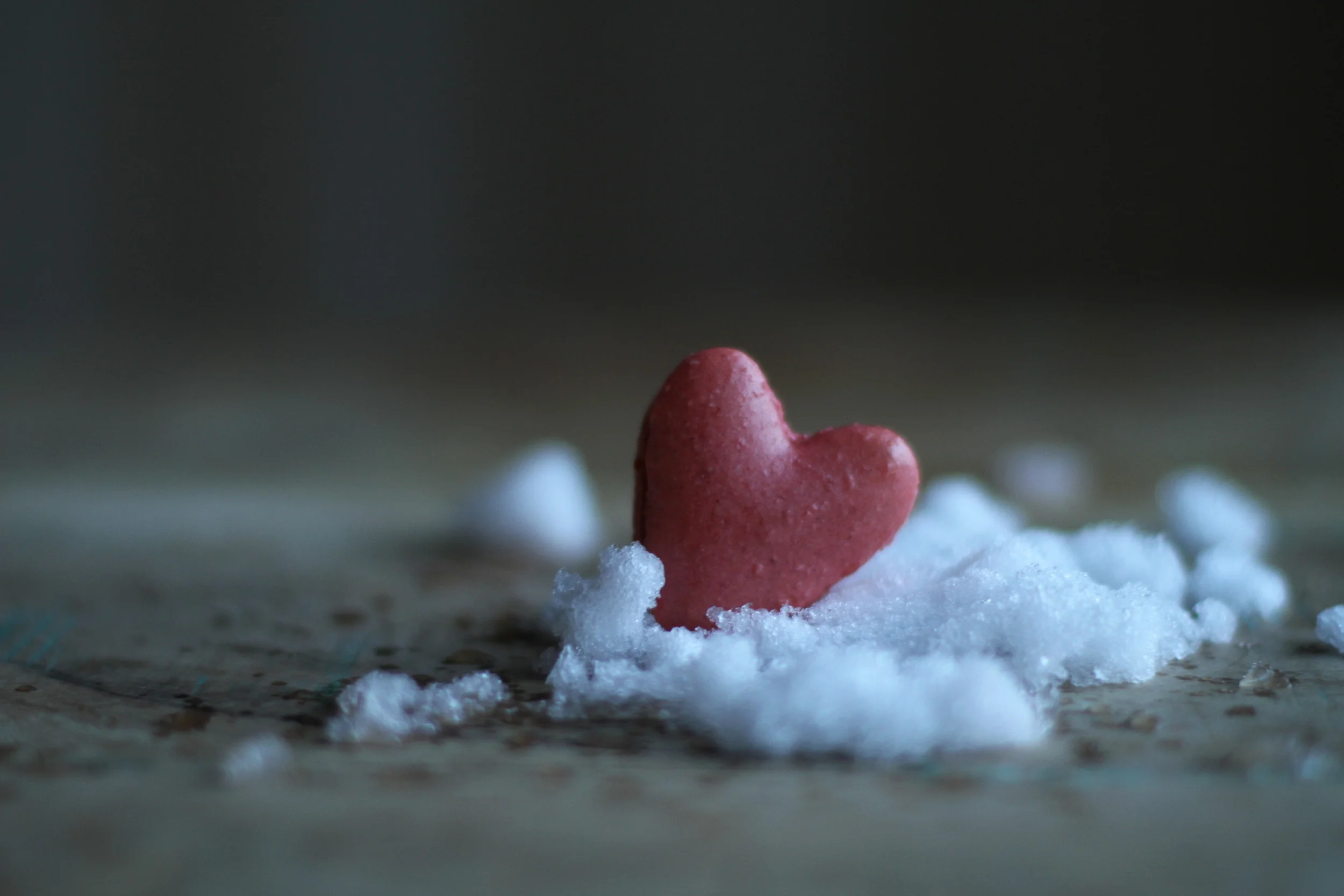 Heart shaped French Macaron Product Photography