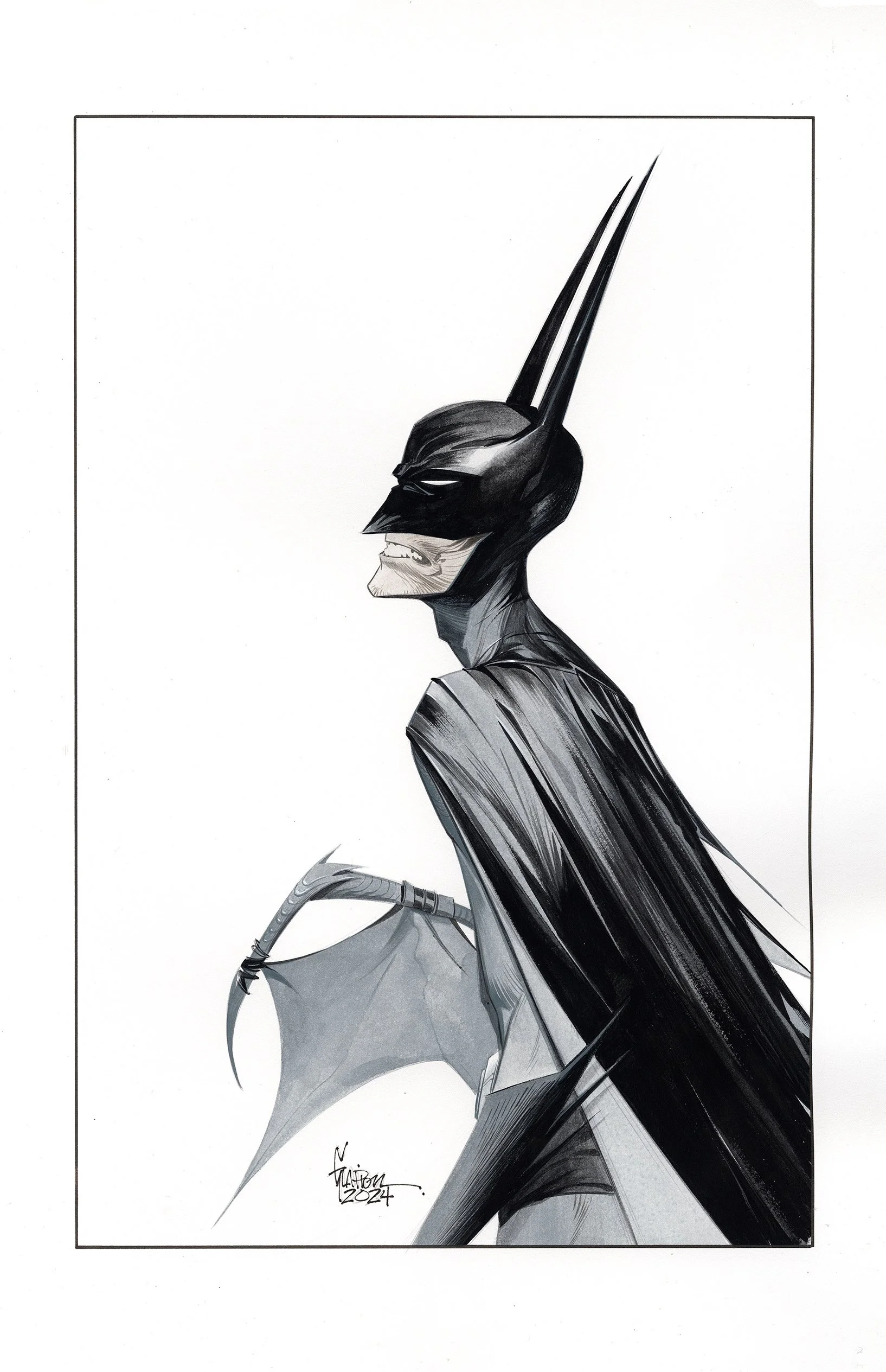 Halloween Batman Illustration