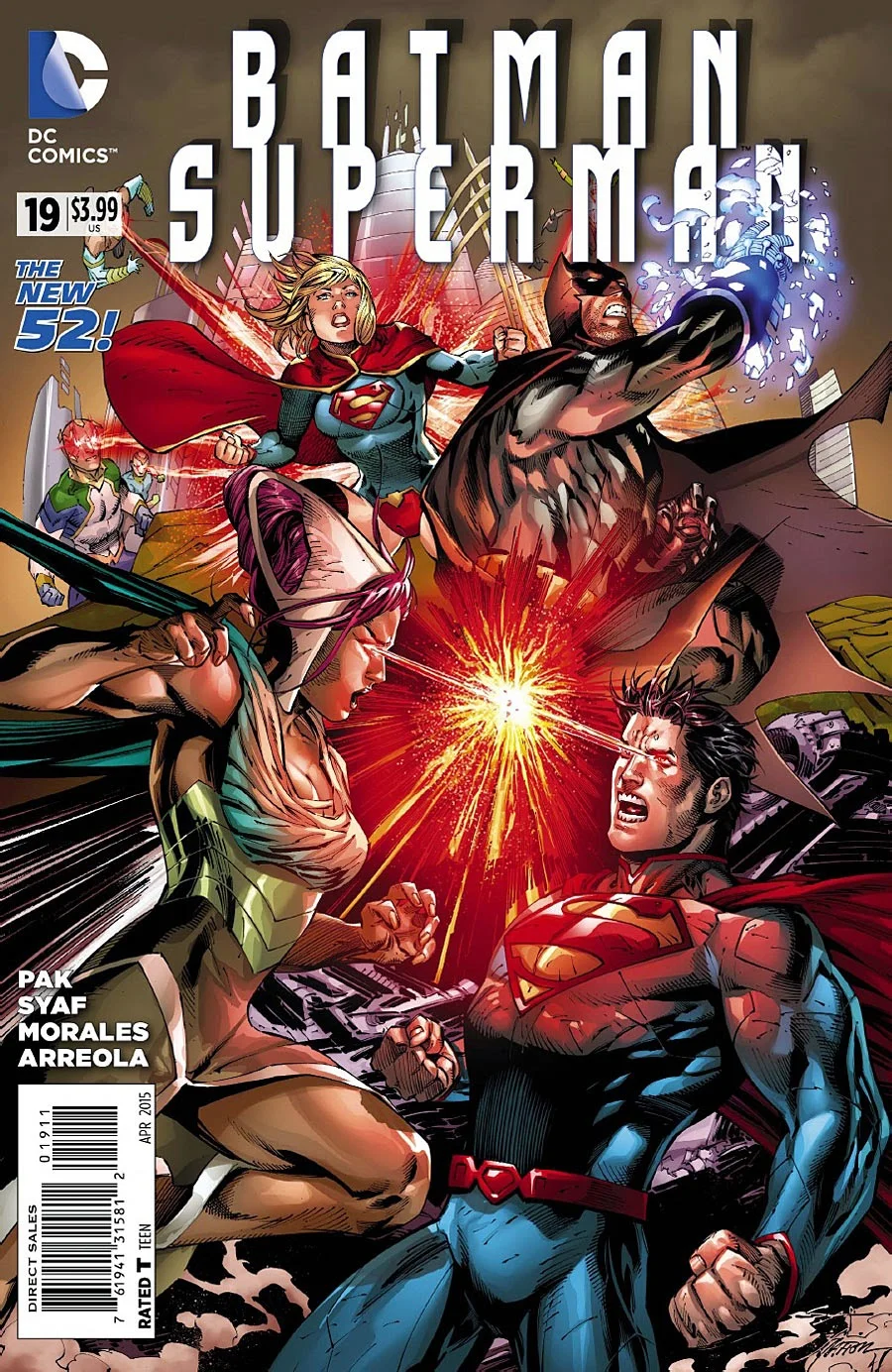 Batman Superman Issue 19 Cover