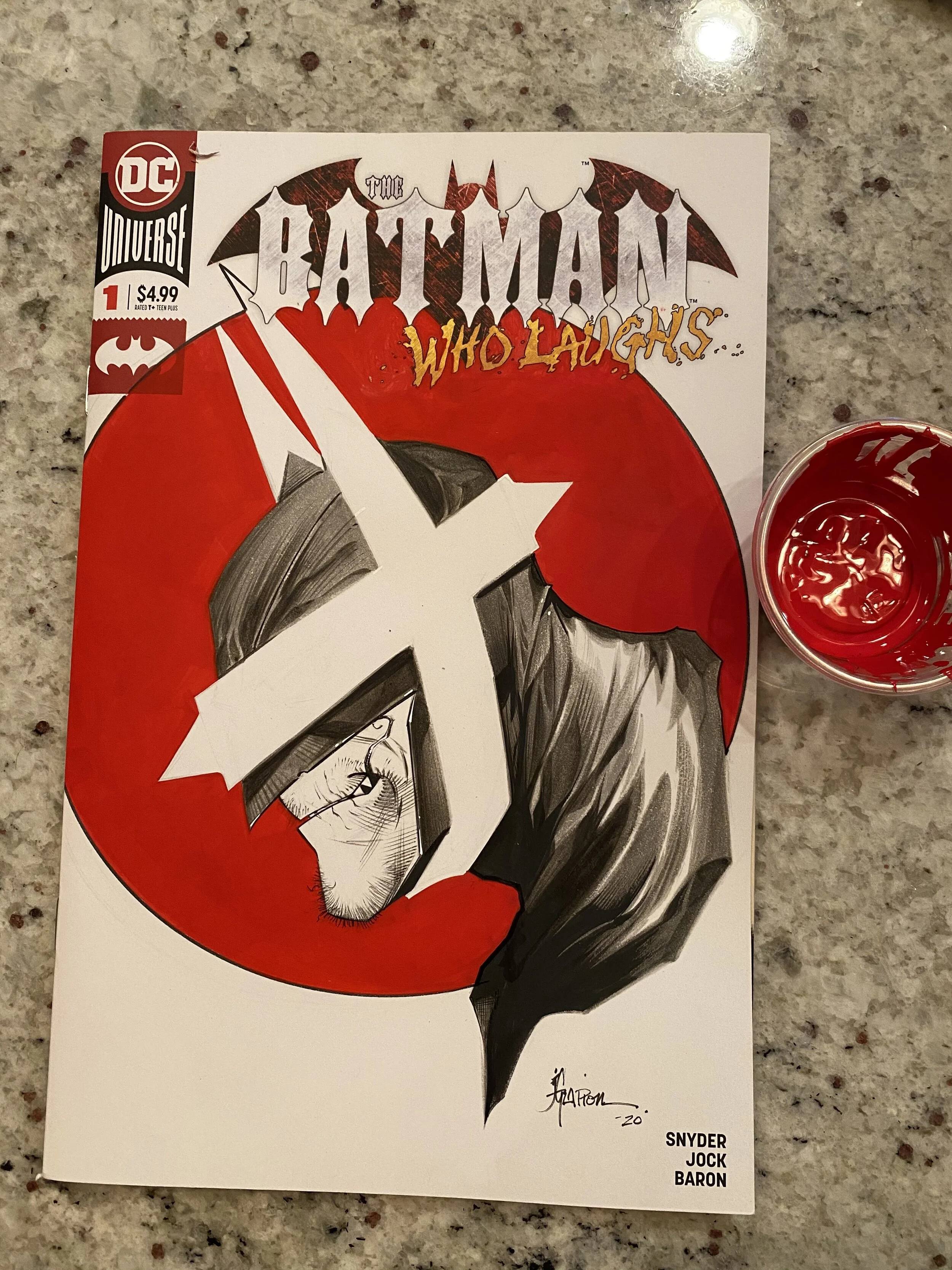 BWL Issue 1 Sketch Cover Red
