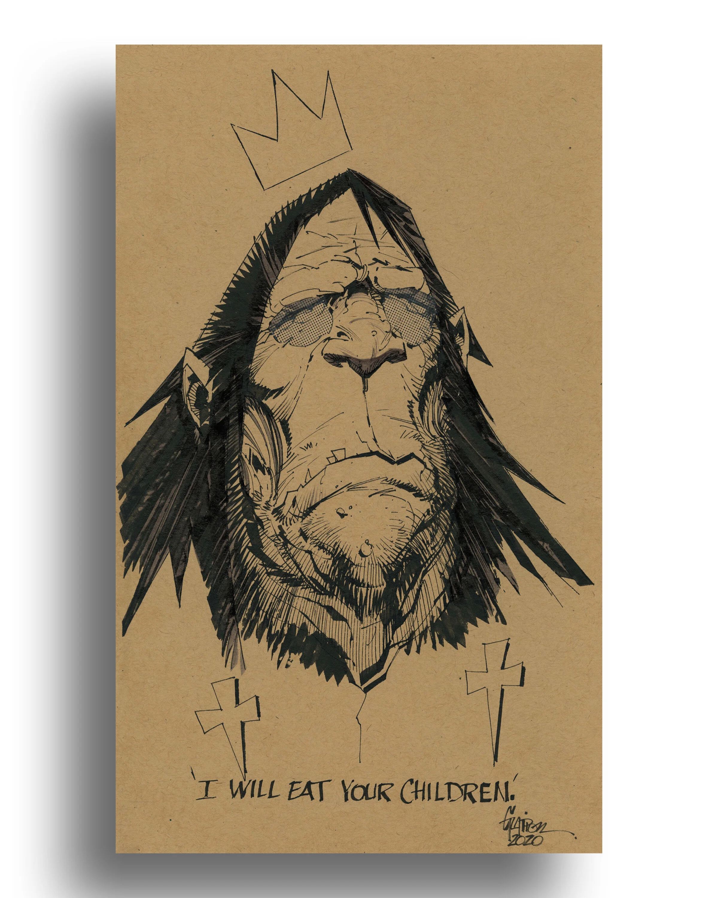 Mad King Illustration