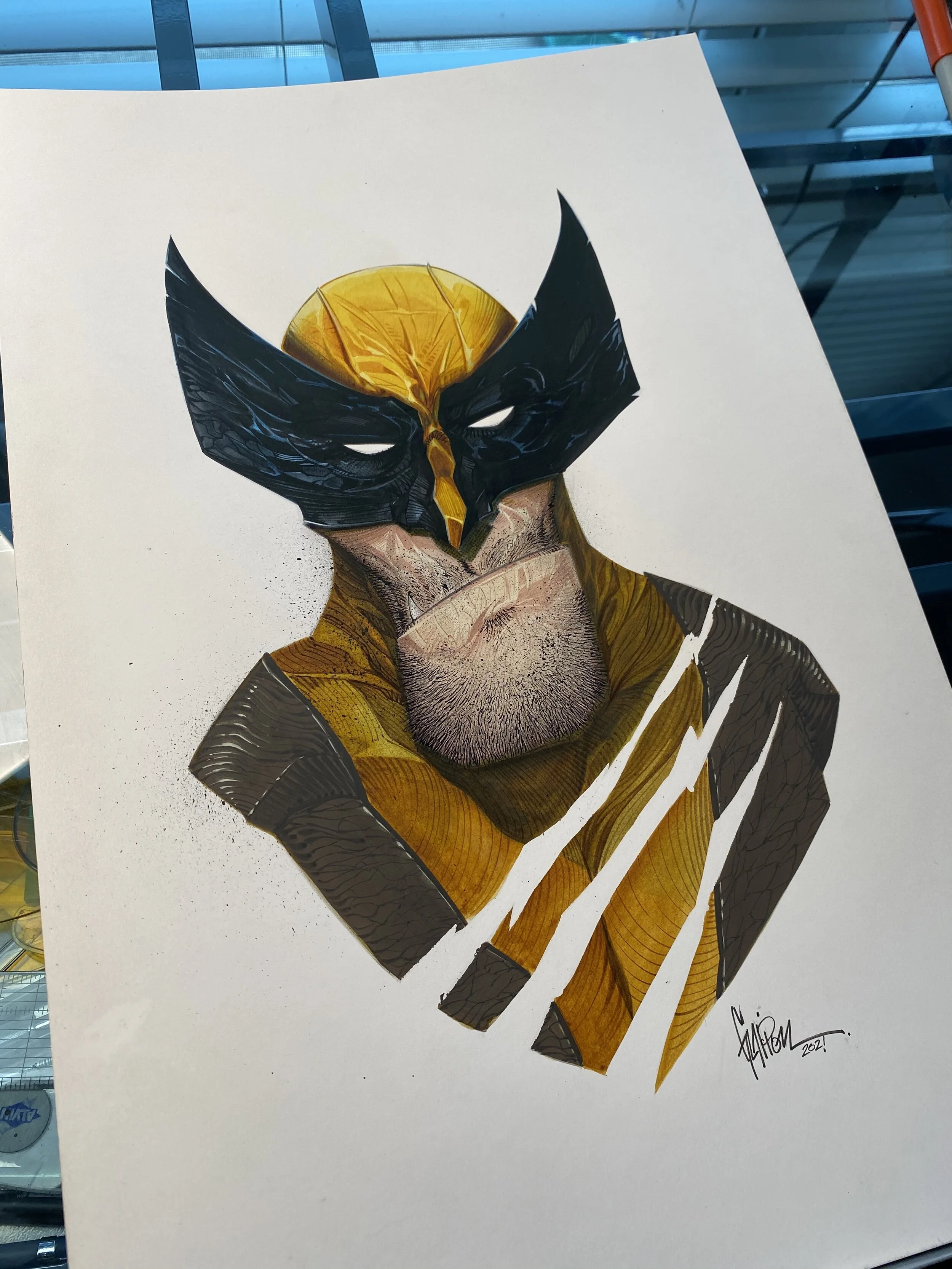 Wolverine Illustration