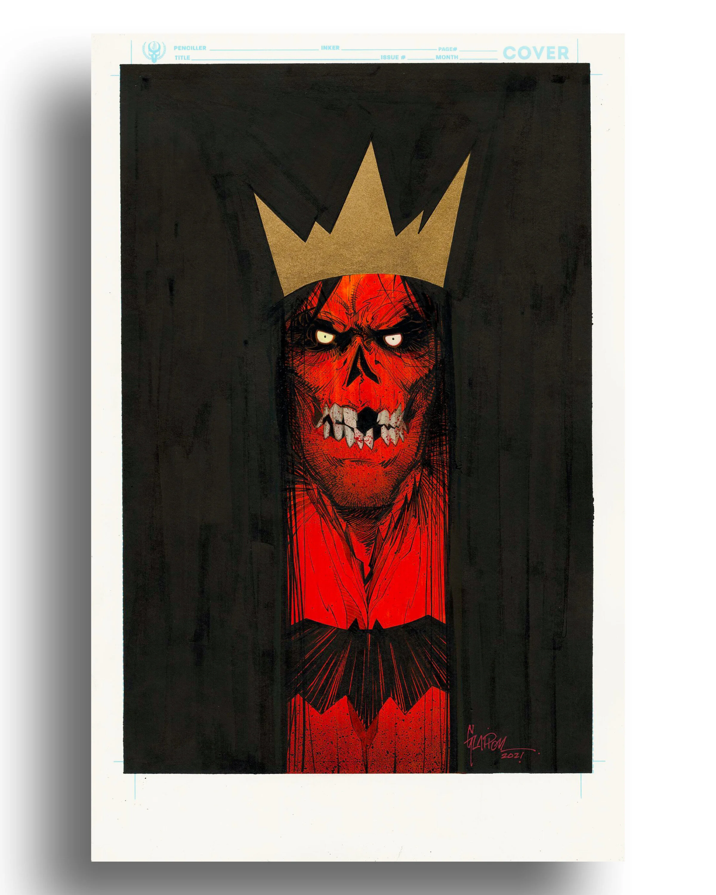 The Mad Night King Illustration