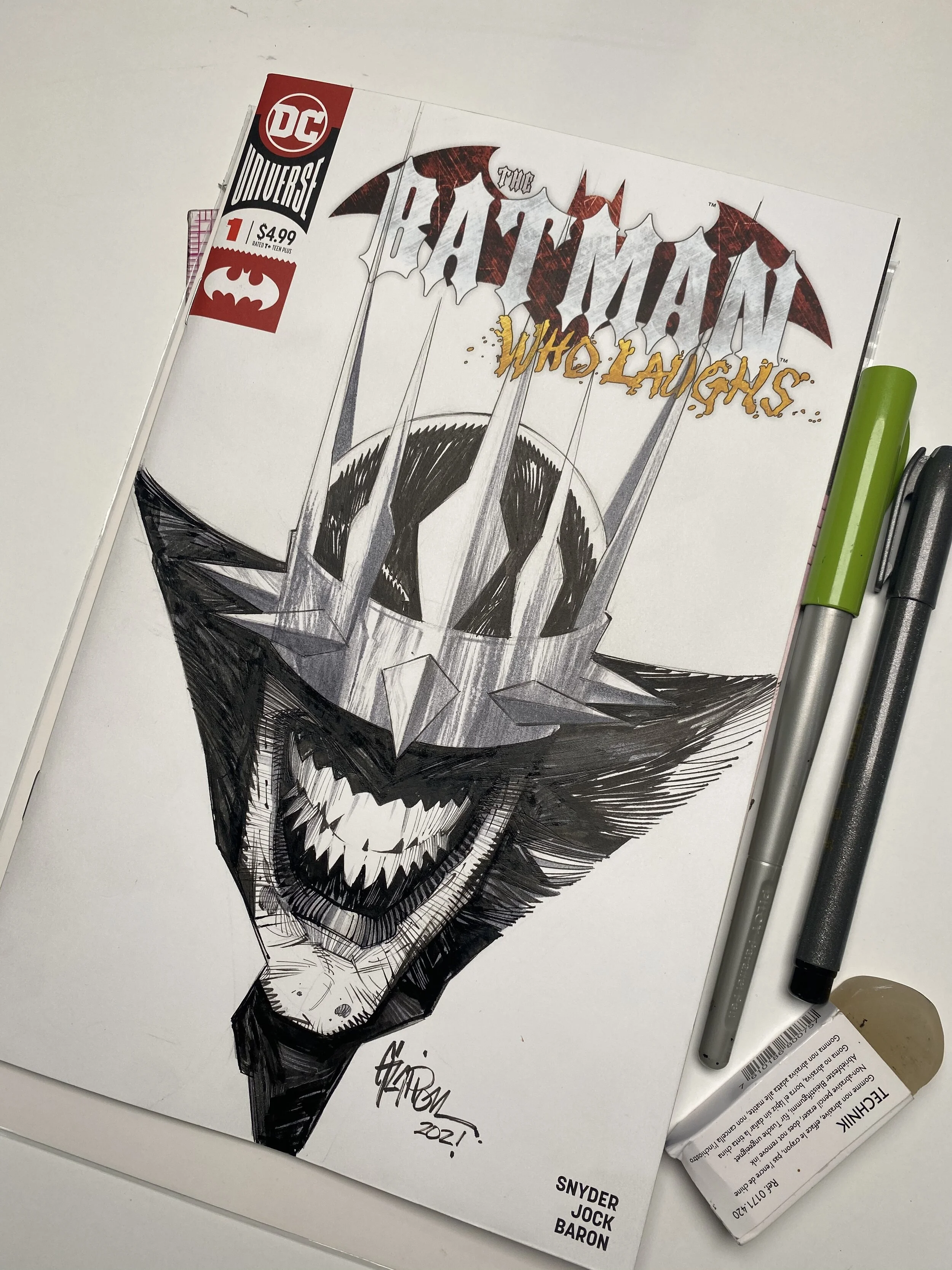 Batman Who Laughs Sketchcover 