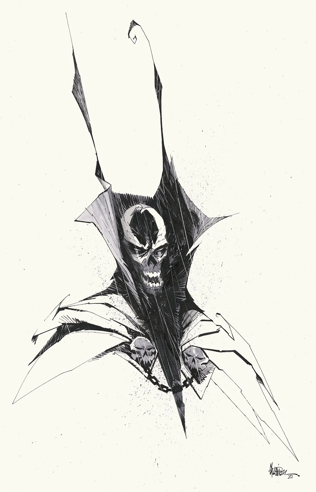 King Spawn Illustration