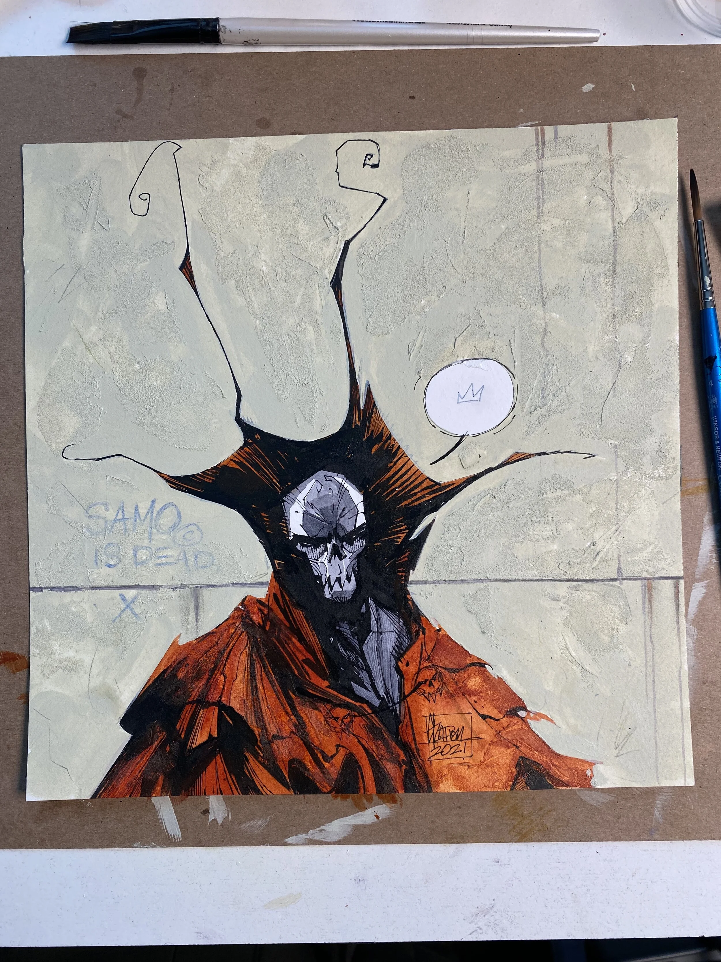 King Spawn "Samo is DEAD" Illustration
