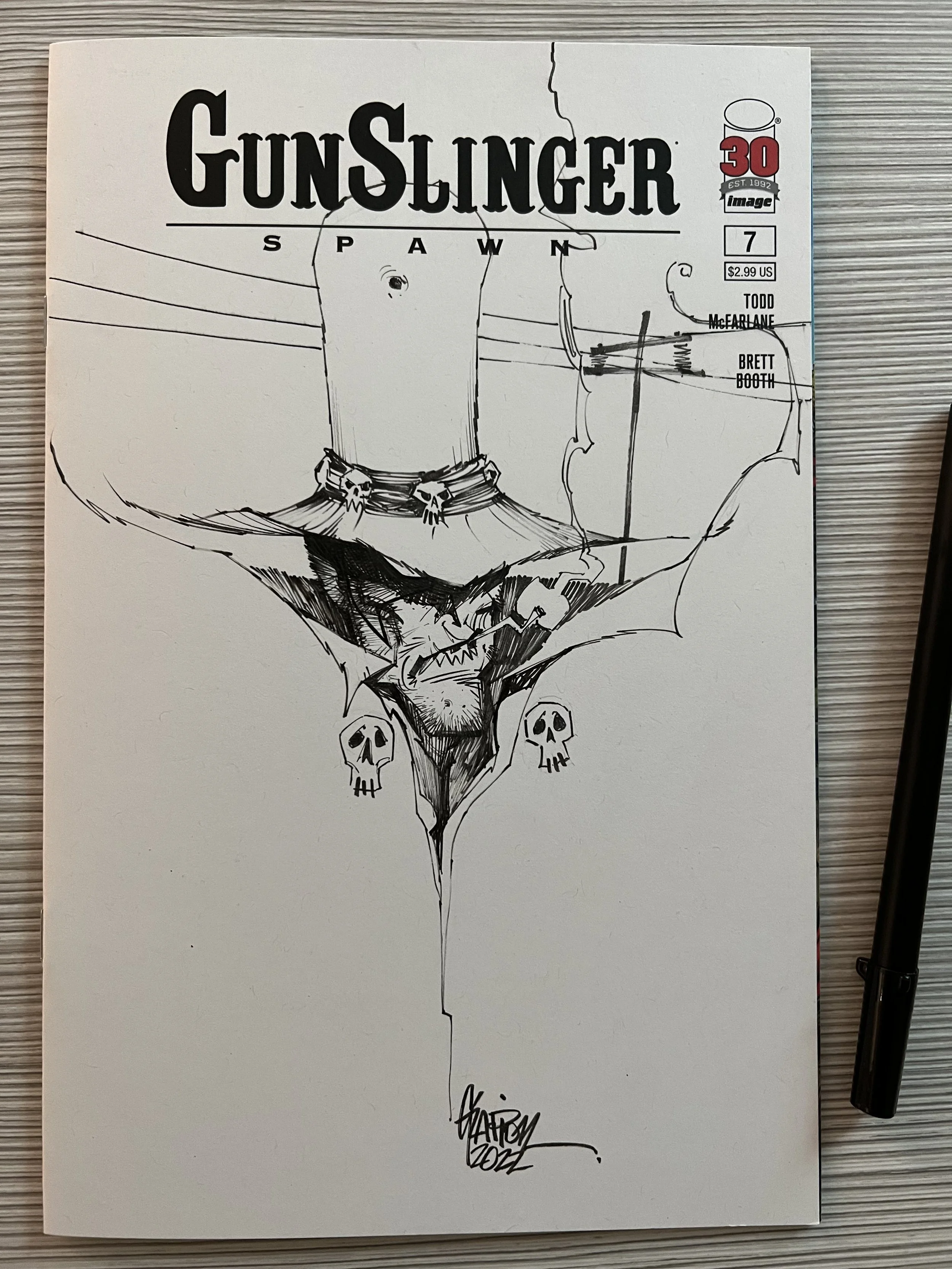 Gunslinger Spawn Sketchcover
