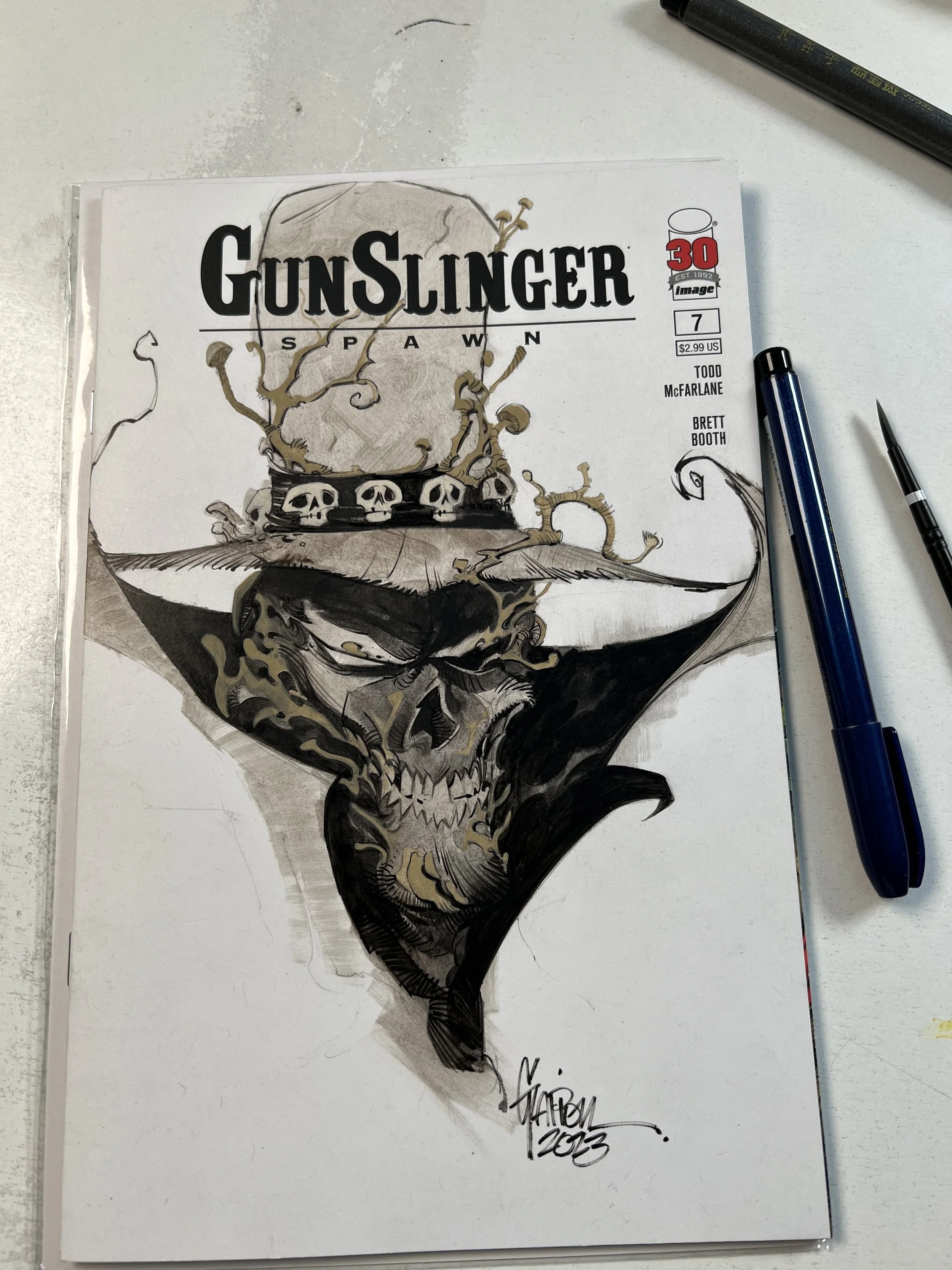 Cordyceps Gunslinger Spawn Mashup Sketchcover