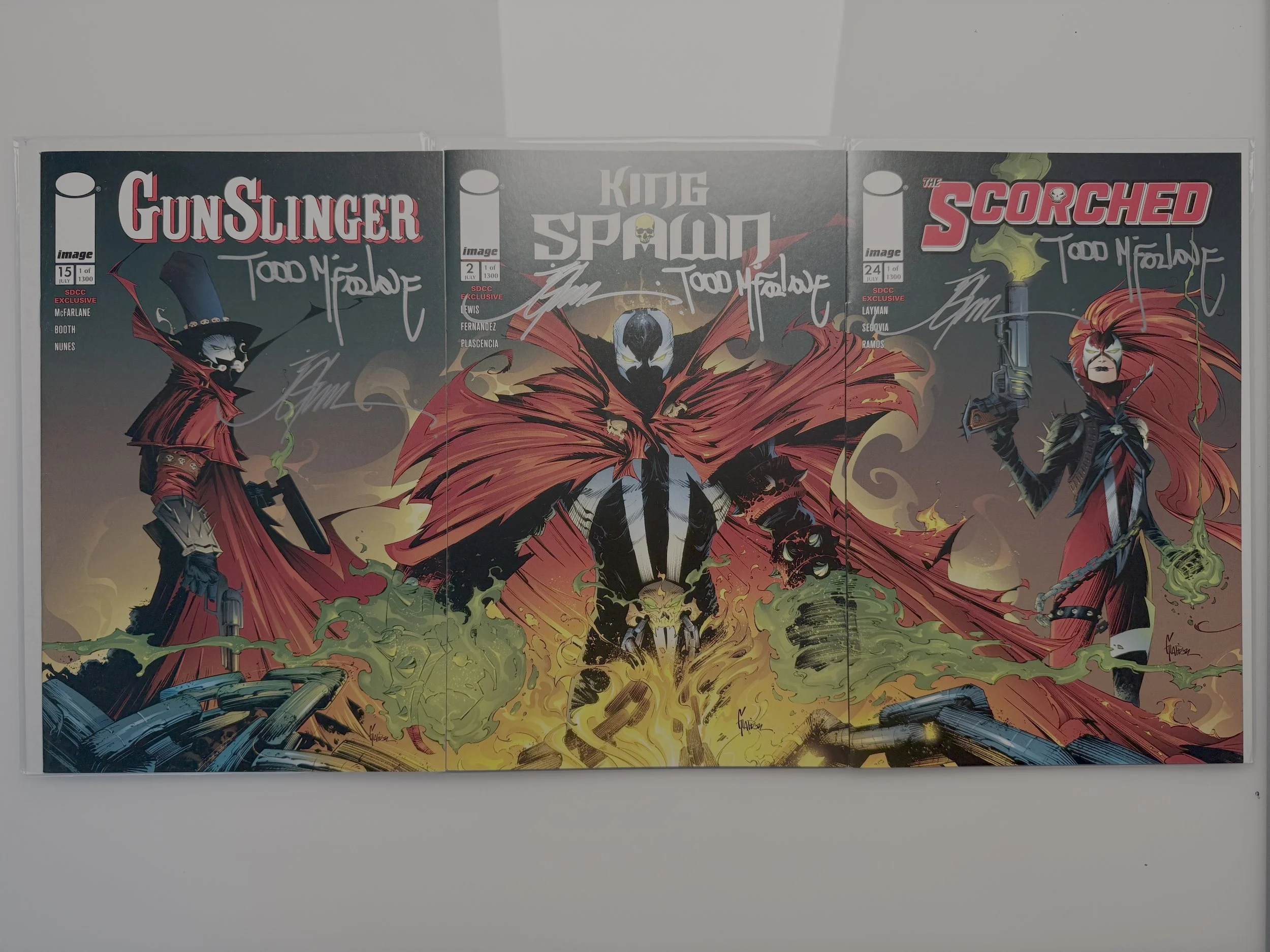 SDCC 2025 Exclusive Spawn Triptych Comic Set