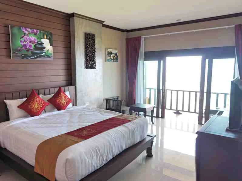 Villa type rooms with huge balconies
