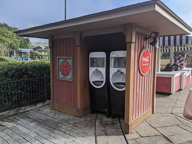 The first outdoor placement of the Coca-Cola Freestyle 9100 model, another first by the Universal Orlando Team