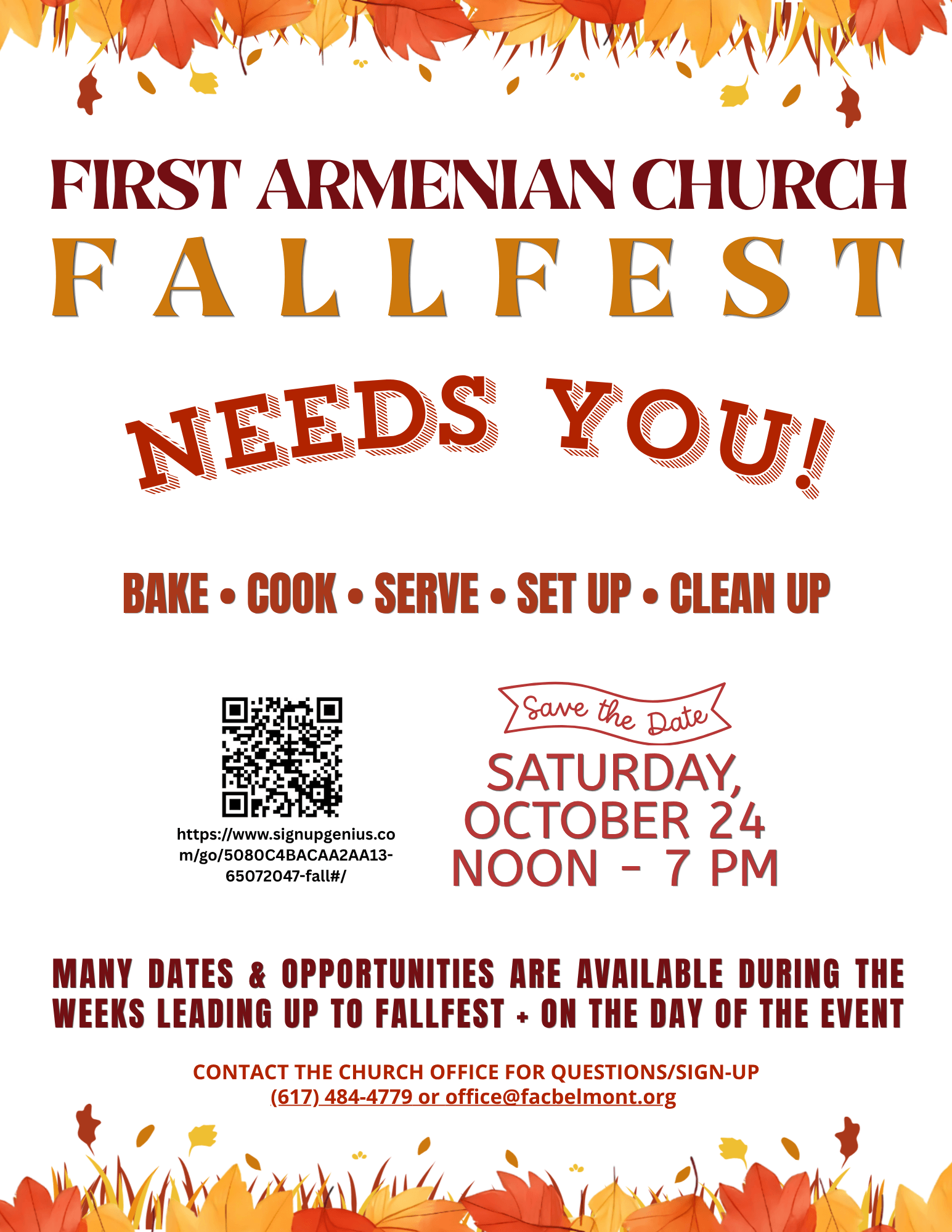 Fall Fest 2026 Flyer