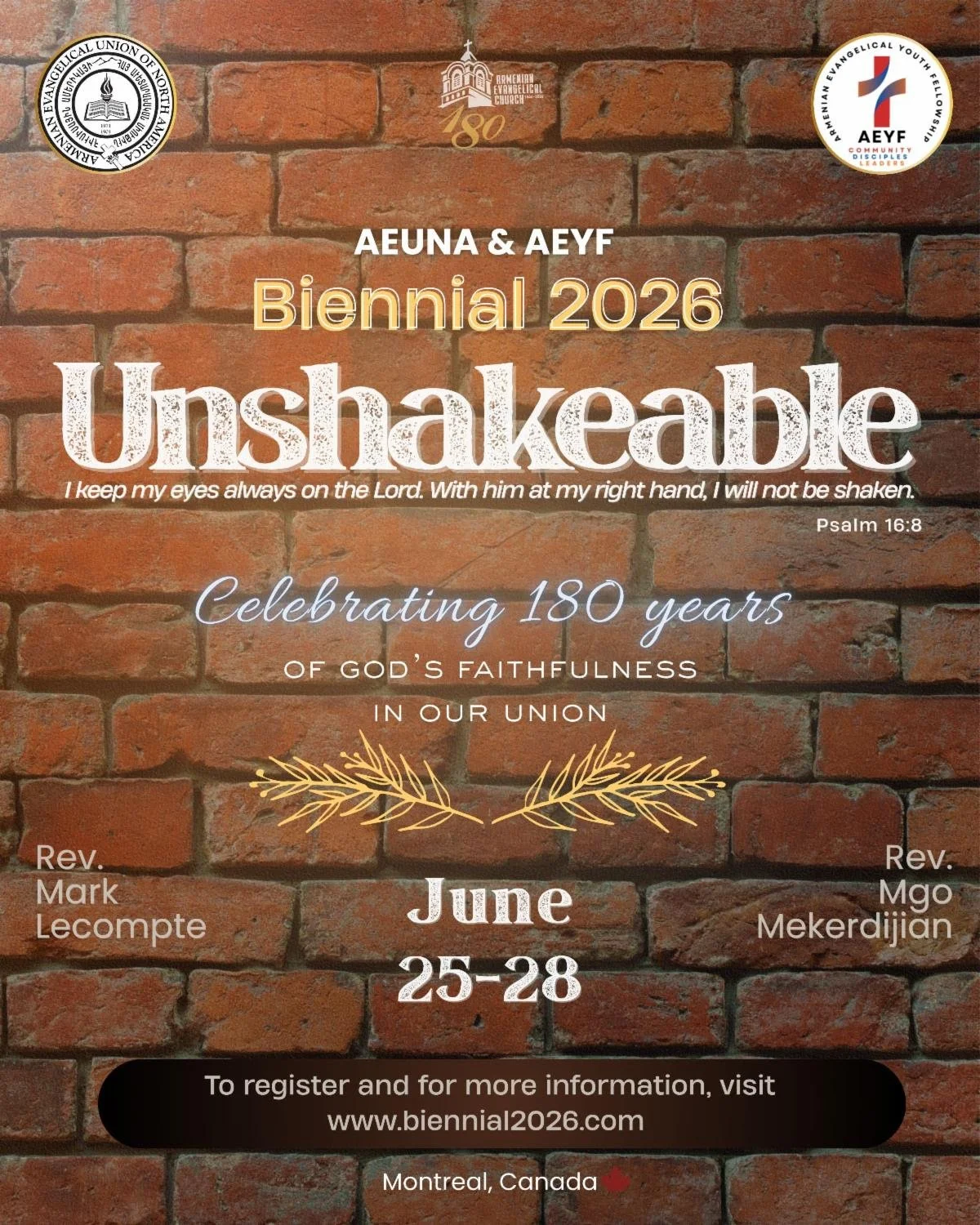 AEUNA &amp; AEYF Biennial Conference – Montreal, Canada