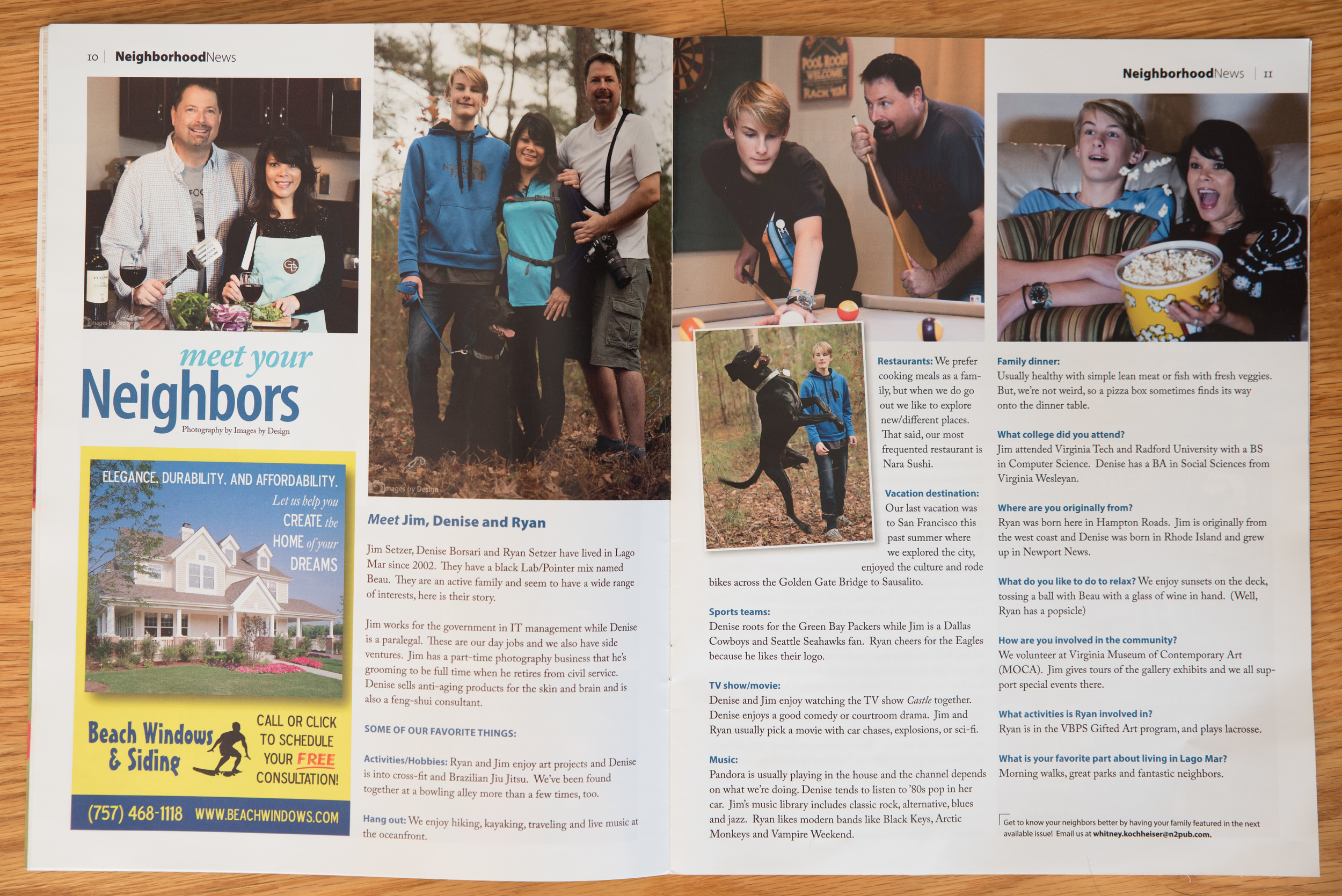 The magazine lay-up folks really butchered my images with terrible crops. 