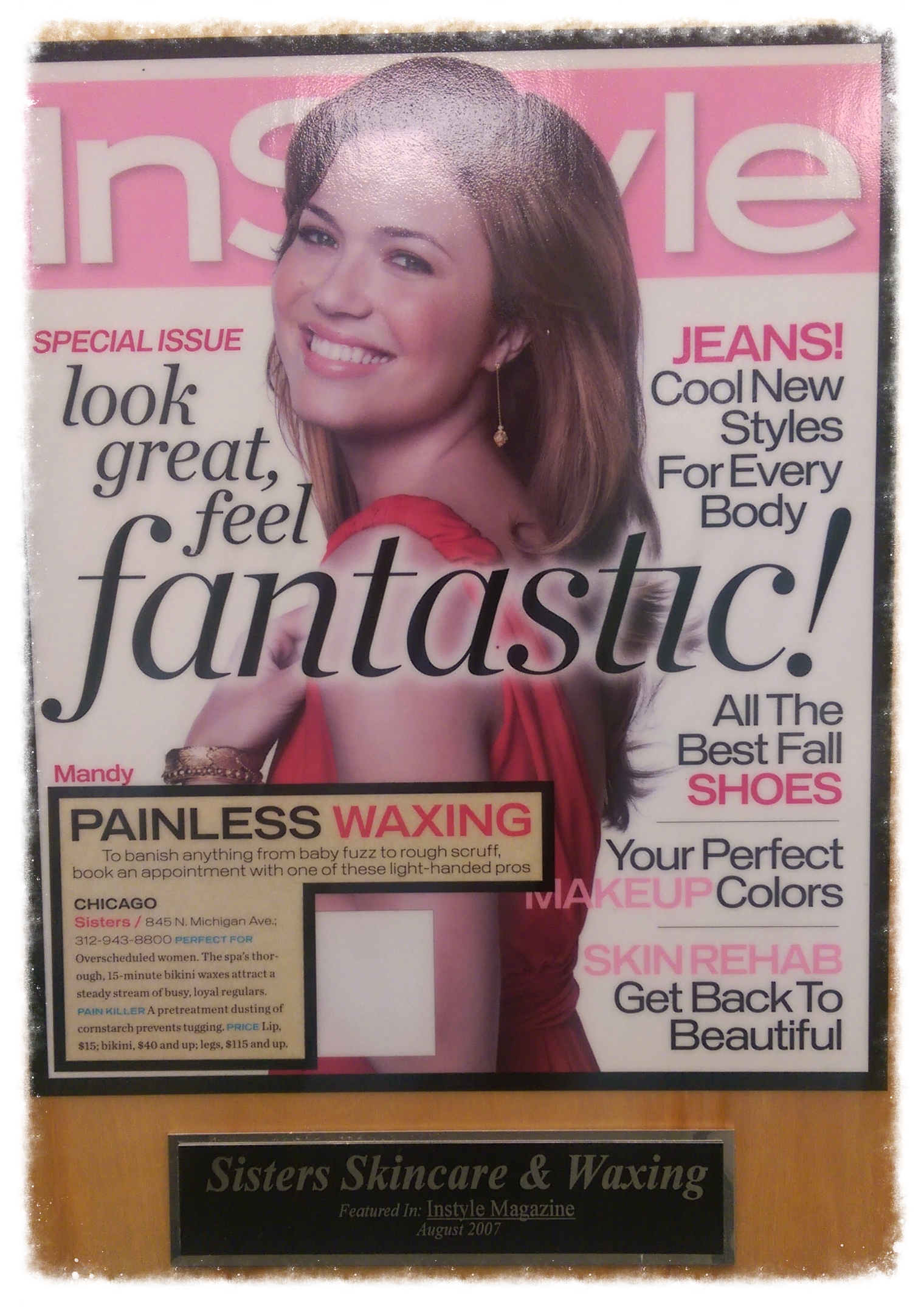 InStyle Magazine August 2007