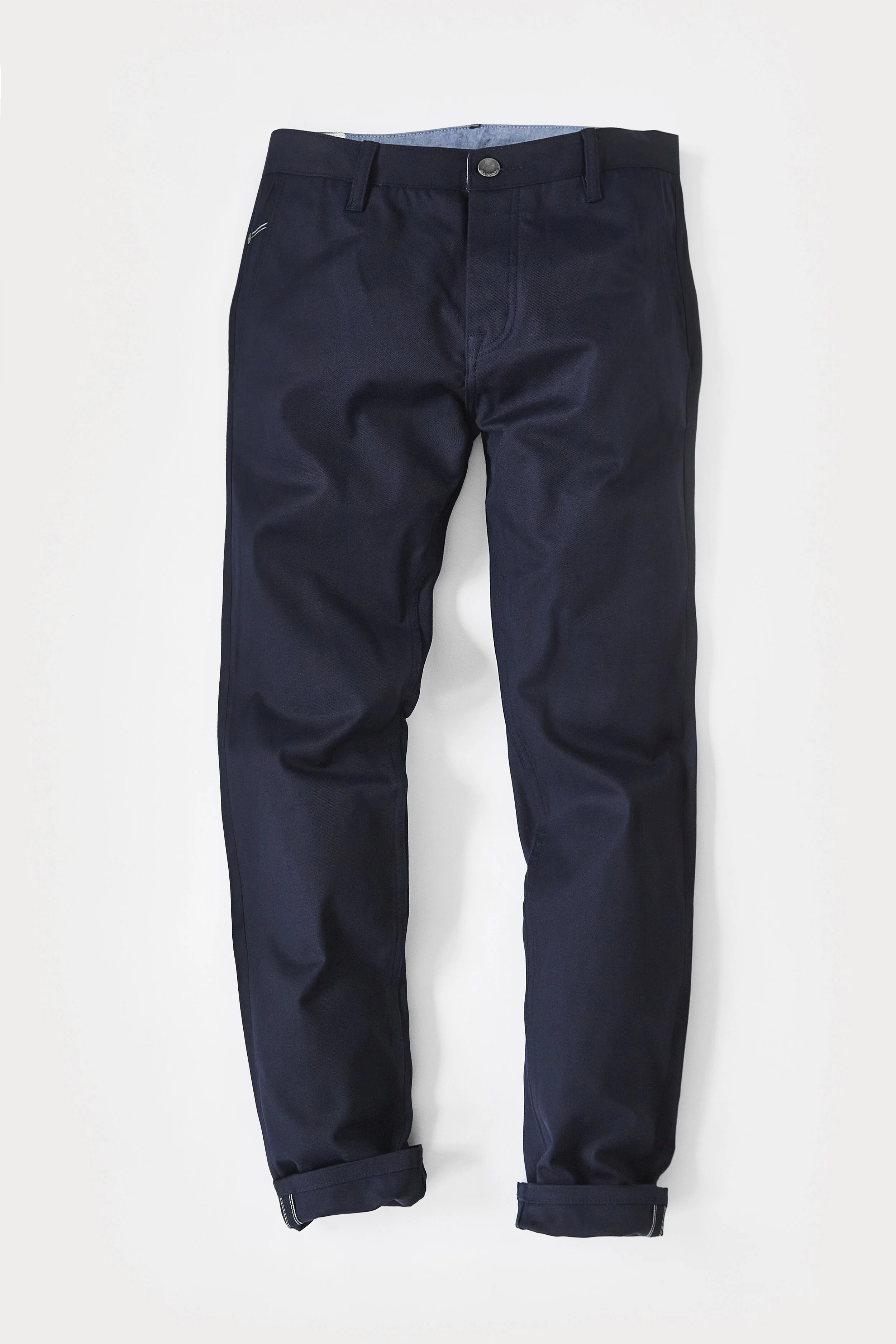 Men's Chino - Navy Selvedge Cotton Slim Fit