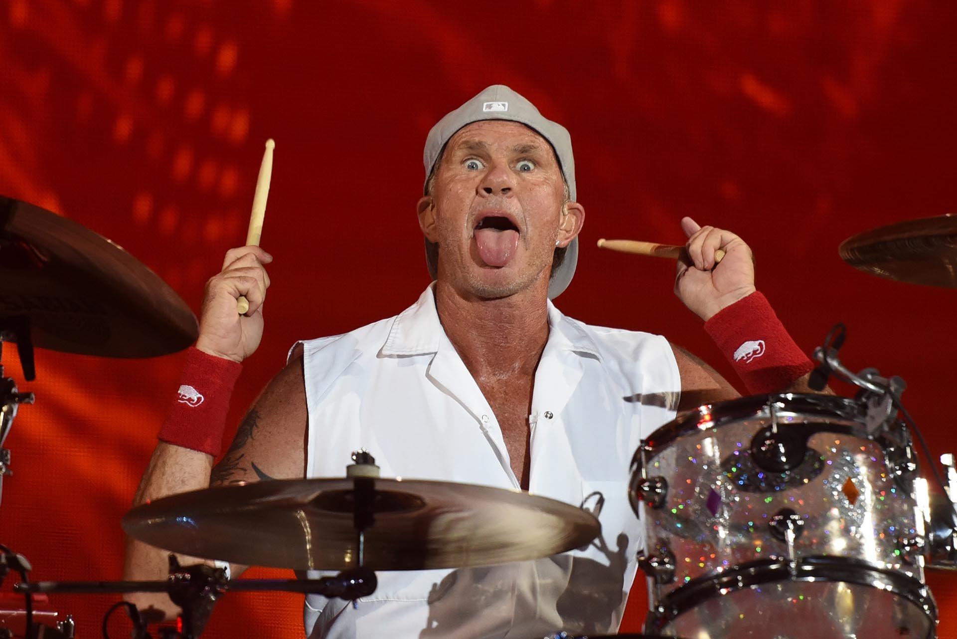 Red Hot Chilli Peppers drummer Chad Smith