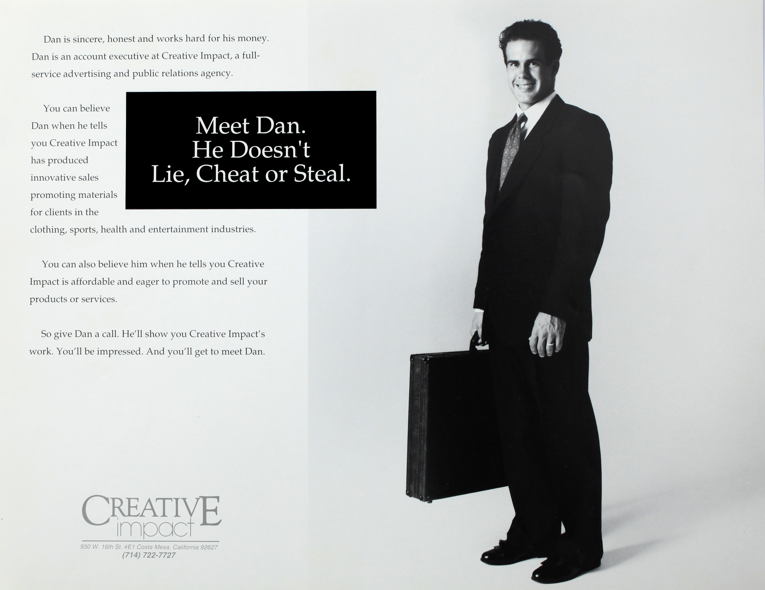 1 of 4 part ad agency promo email campaign