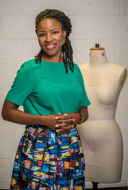 Juliet Juliet is 33 and a fellow Londoner. She has been sewing for five years and has taught herself to sew watching YouTube videos. Born in Nigeria, she loves African wax print fabrics and bold fabrics nd suing them in her sewing. Follow her on Instagram – @sewsonatural
