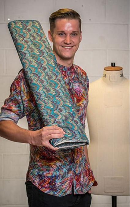 Tom Tom is 27, lives in Chelmsford in Essex and is a Motion Graphics Designer. He has been sewing seriously for three years and loves sewing with bright and garish prints Follow him on Instagram: @tomholmes_daydreaming