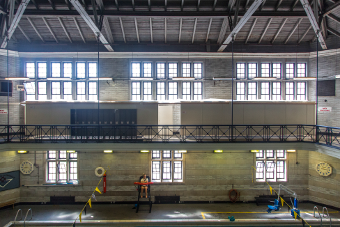 Interior View from Gallery Level Looking South