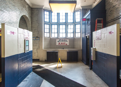 Second Floor Privacy Walls Outside Toilets