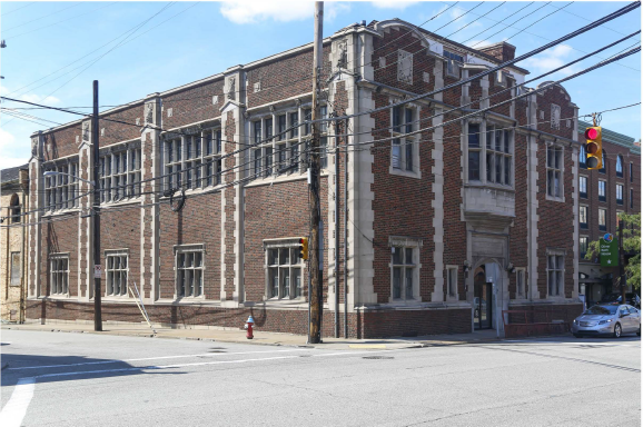 View from the southeast corner of South 10th Street & Bingham Street