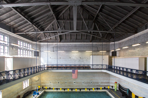 Interior view from Gallery Level Looking West