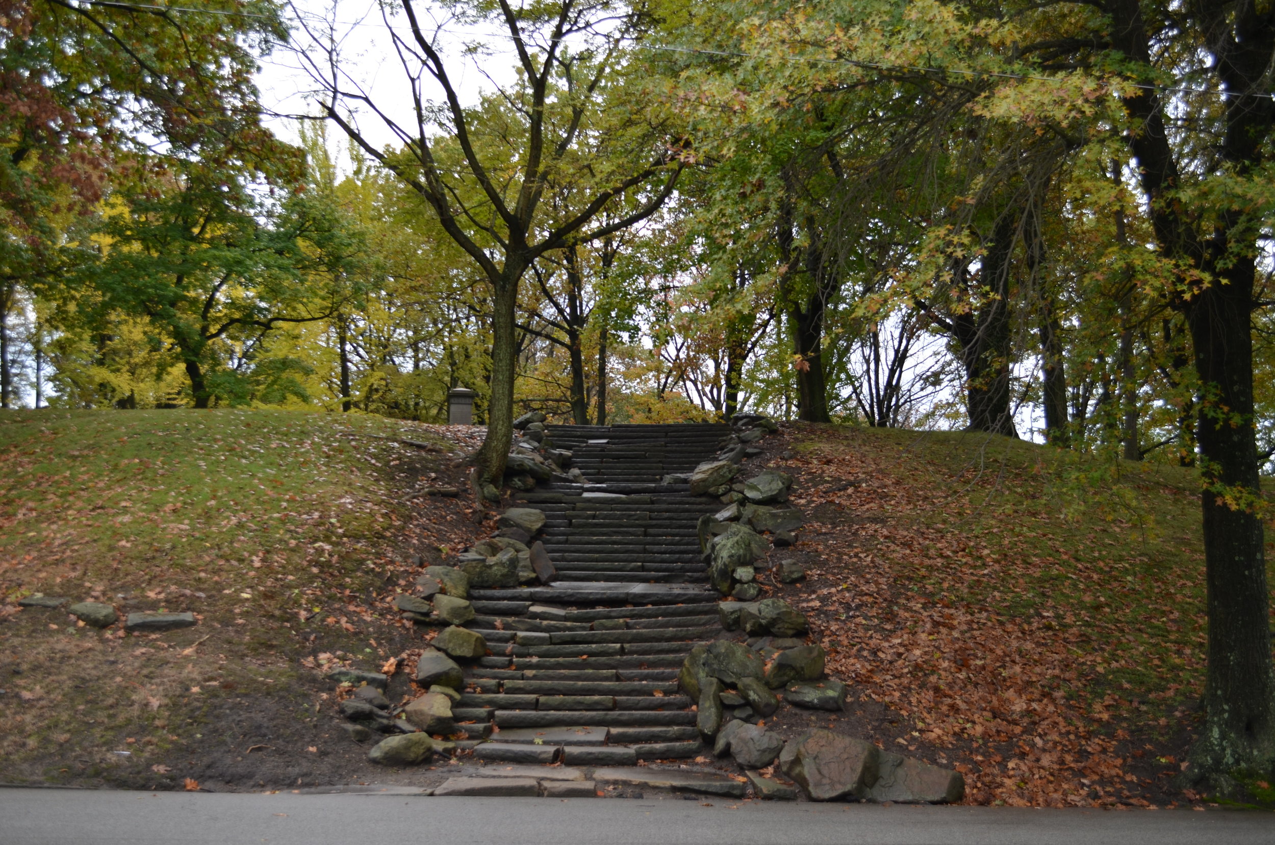 Stone Stairway to Negley Monument