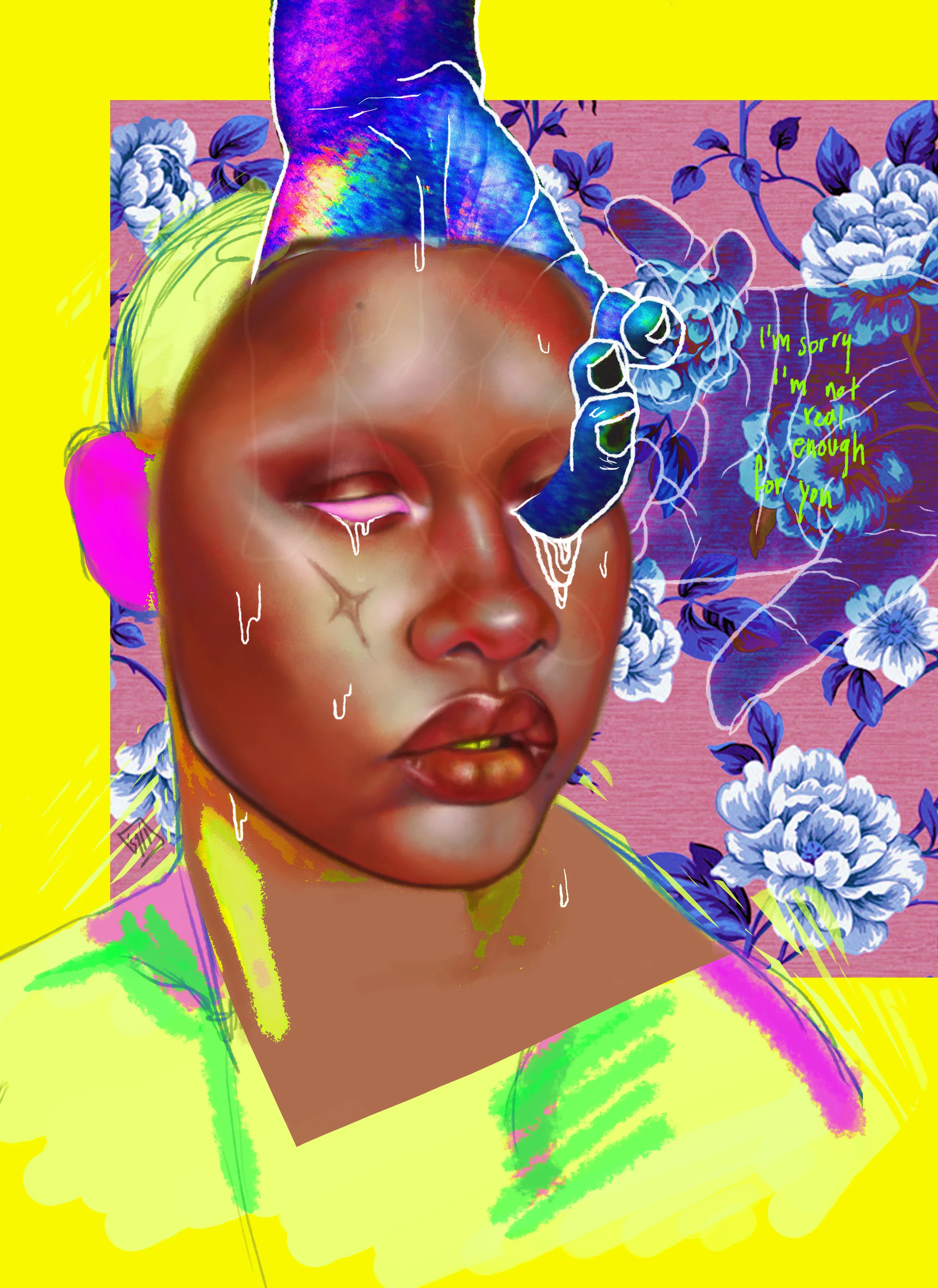 ARUUA AL SALAMI: "I TEND TO PROJECT MY OWN IDENTITY ONTO MY DRAWINGS."