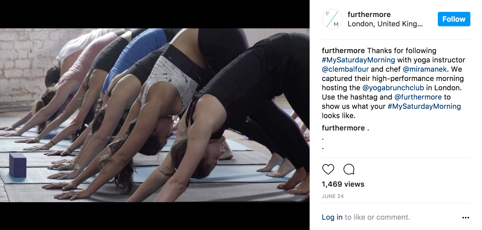 Furthermore Instagram