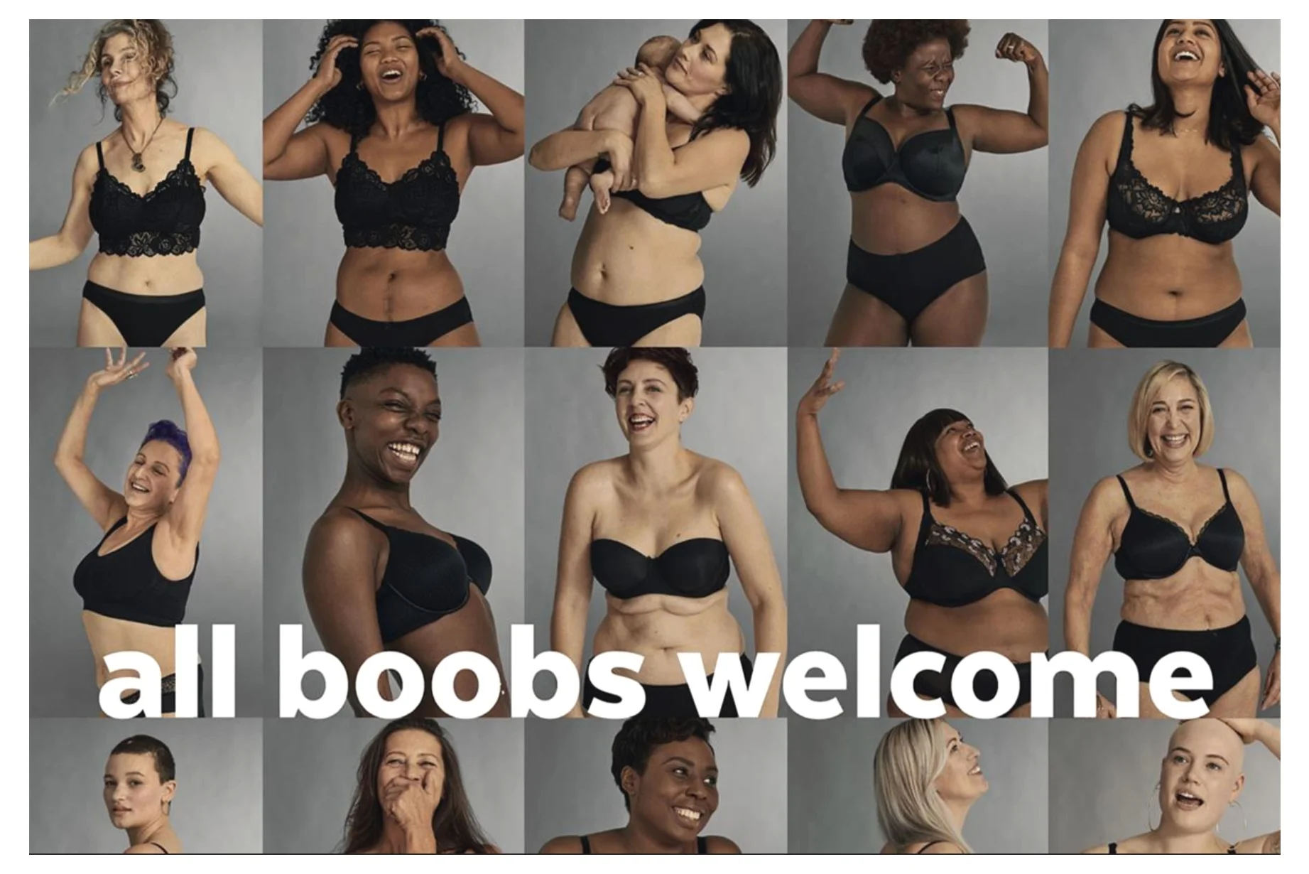 All Boobs Welcome Campaign Images. Agency: Portas
