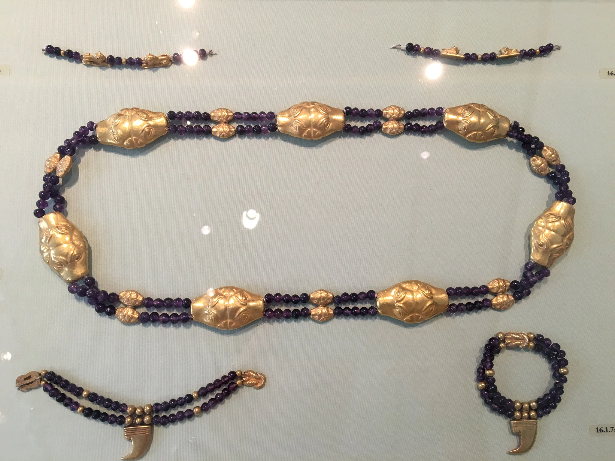 Gold and Amethyst Girdle 