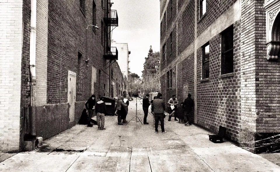 We took over the whole alleyway. And almost no one noticed. Photo by Michael Needham.