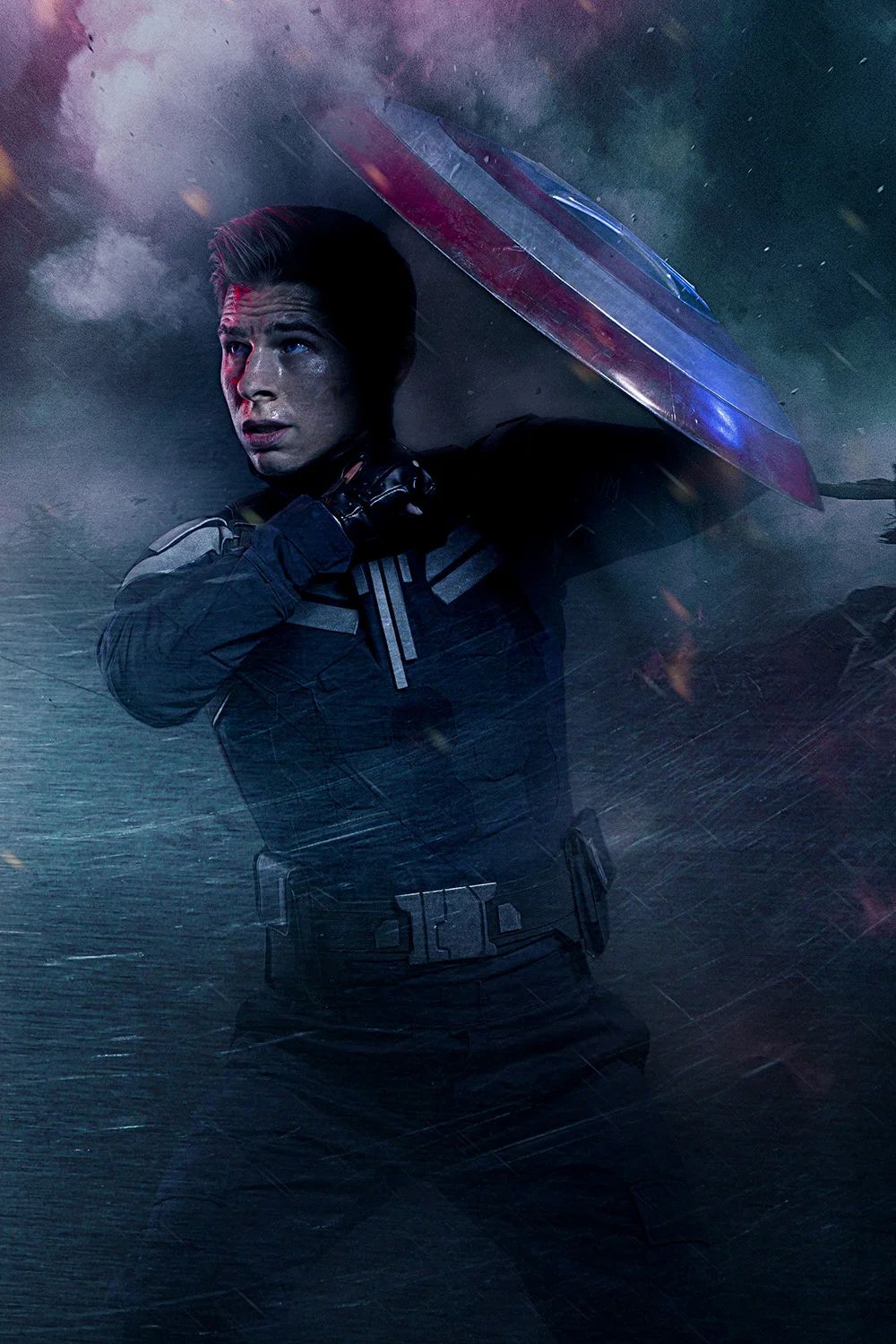 “Captain Tremendum” - Cosplay Model: Chris Lofing | Photography by: Cody Allred | Wardrobe by: Rob Vargas | Design by: Tremendum Pictures