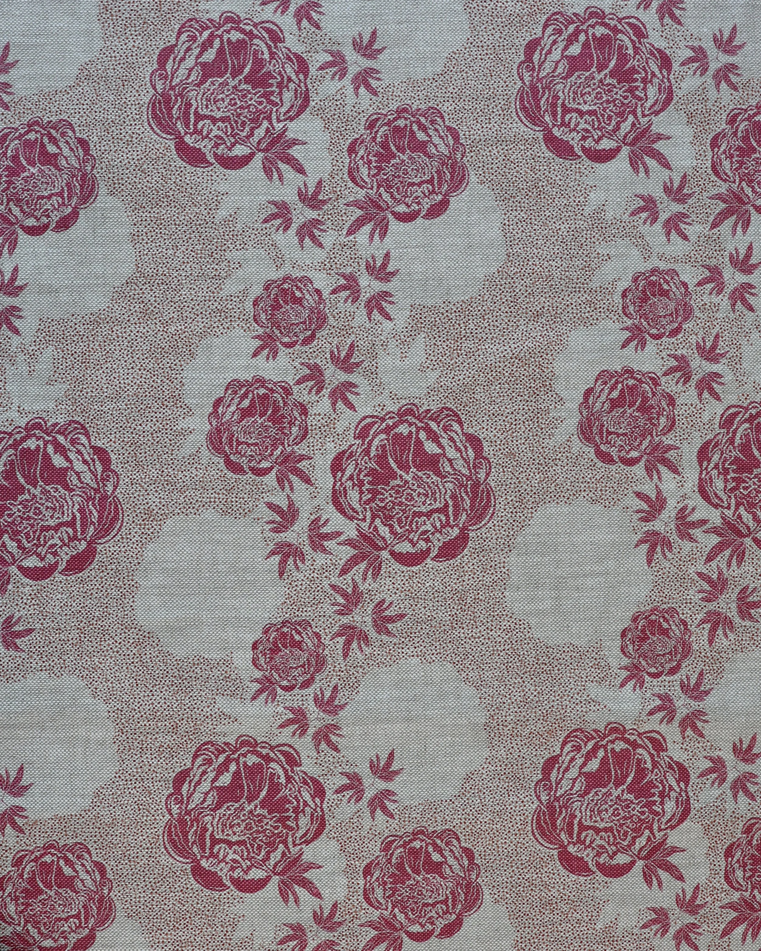 Peony Echo Raspberry and Zest Fabric