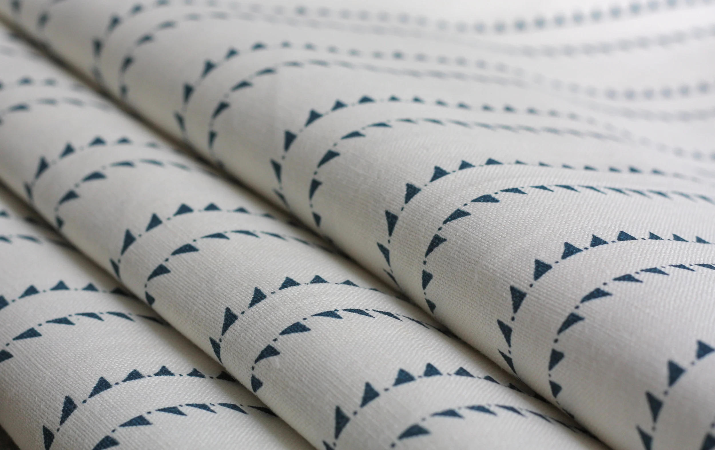 WINDMILL WOOD INKY SKY STRIPE LINEN