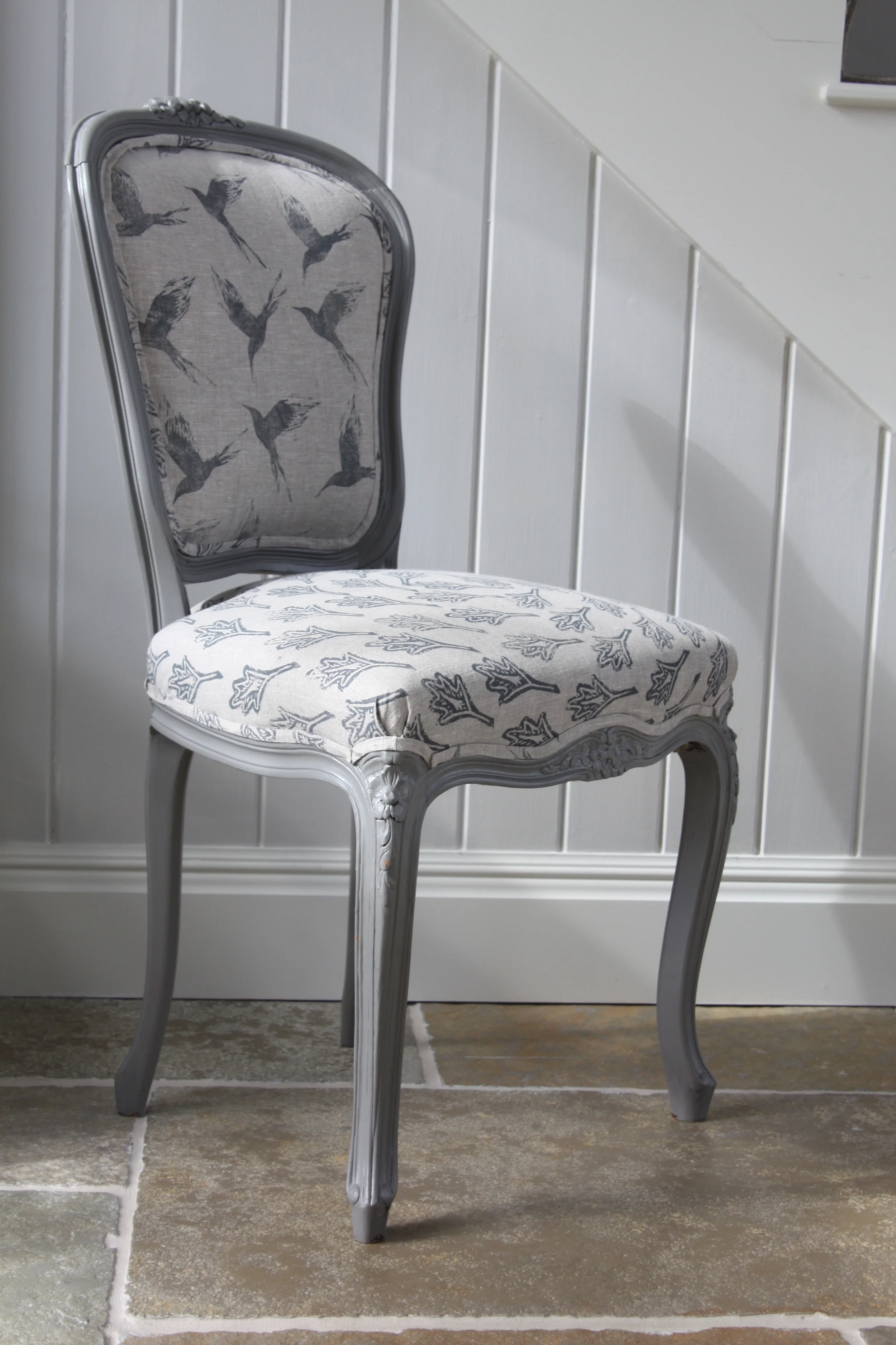 Quriky Chair: My first hand printed fabrics...