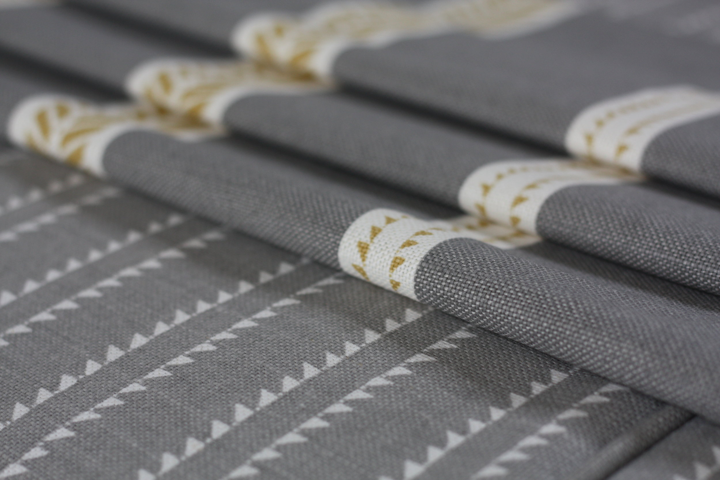 Windmill Wood Rock Grey Fabric for Roman Blinds