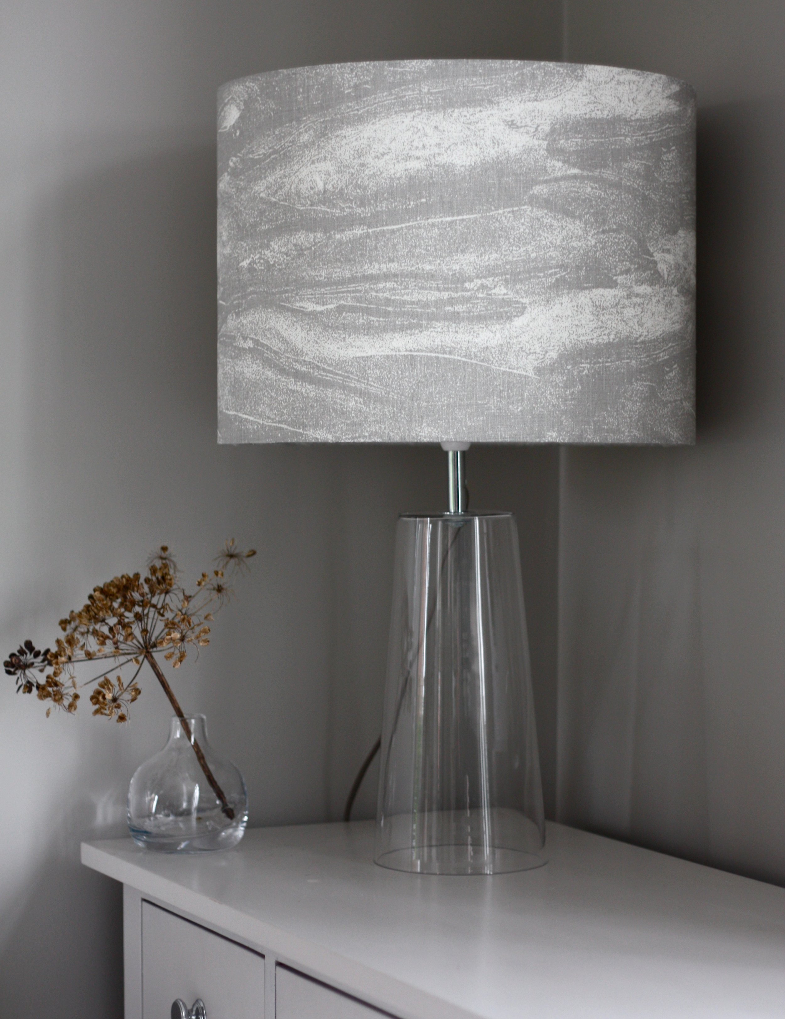 Devon Rockpool Lampshade in Rock Grey