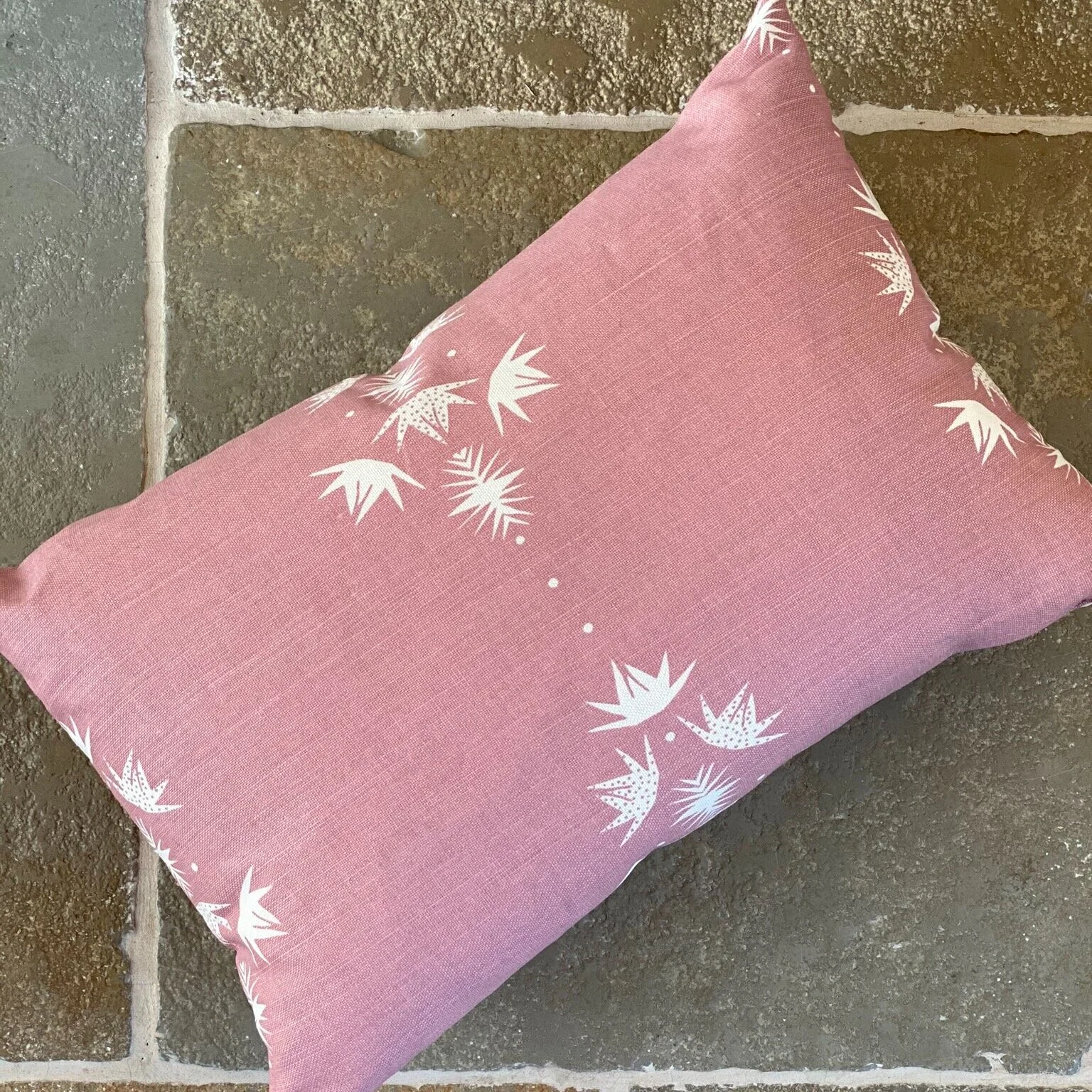 large blush cushions